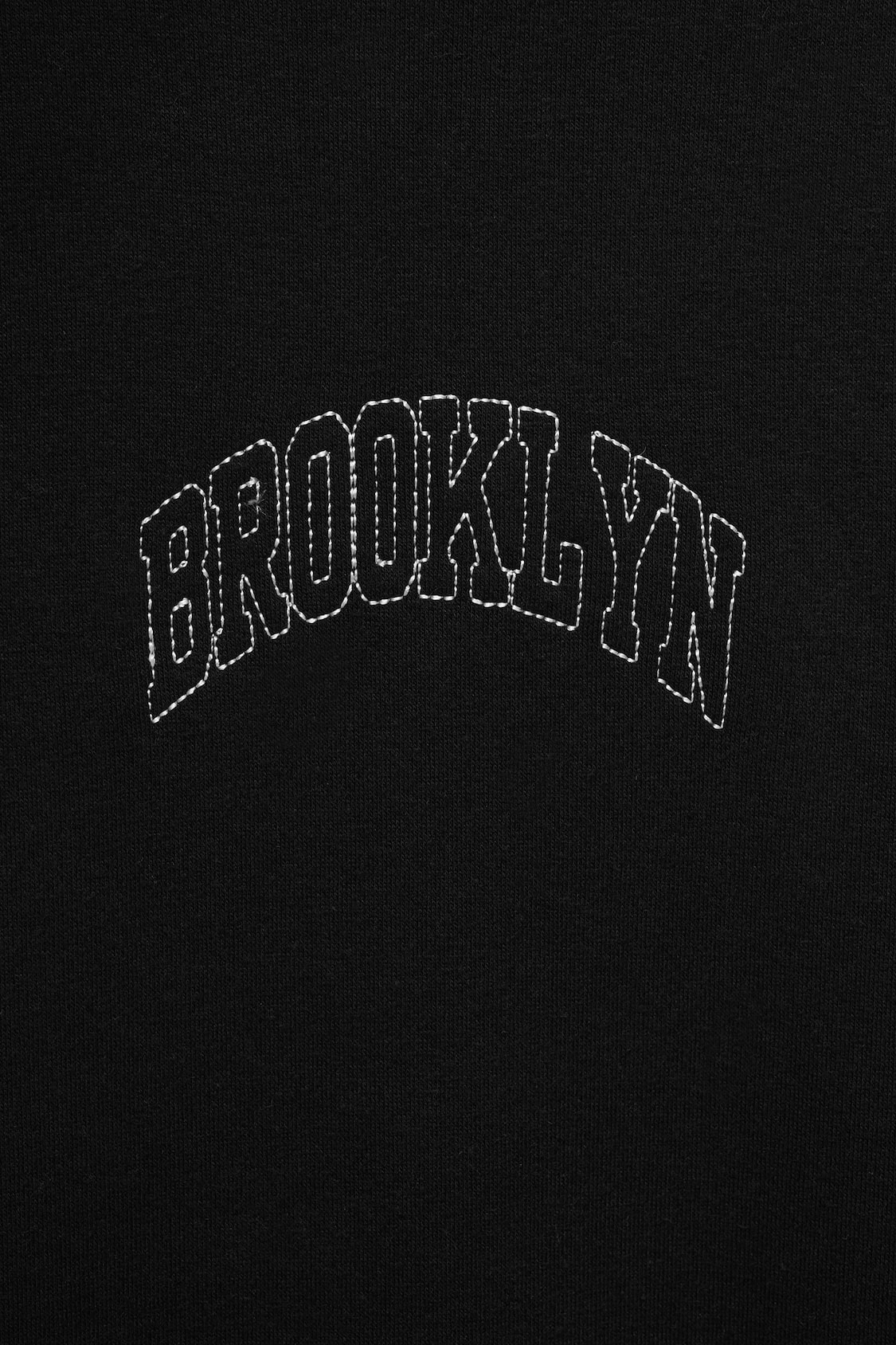 Flocked Brooklyn hoodie - PULL&BEAR