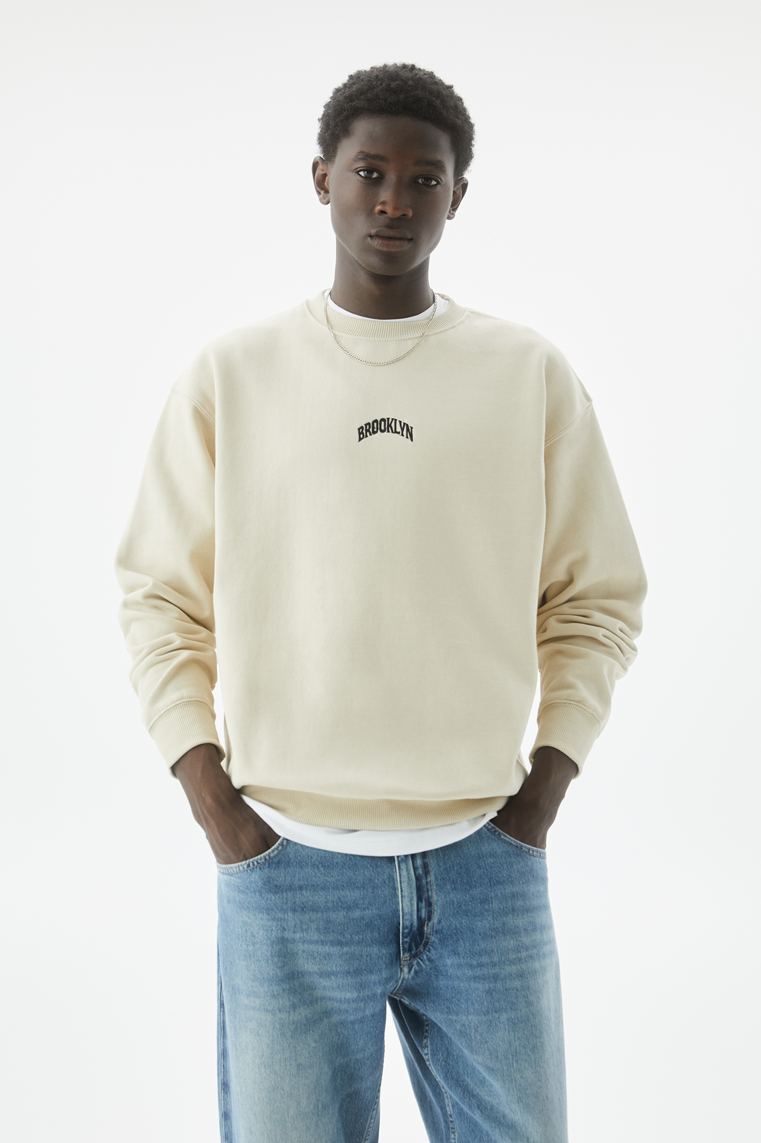 Brooklyn varsity sweatshirt - pullu0026bear
