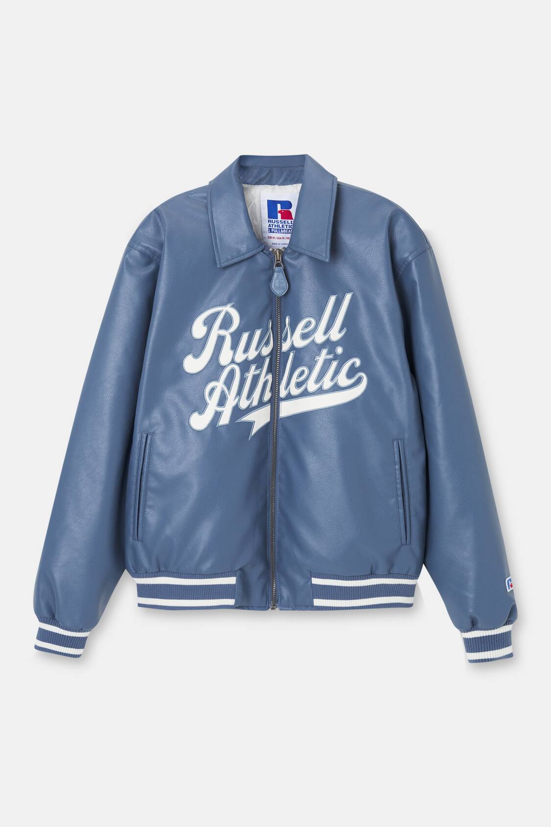 Russell Athletic by P&B faux leather jacket - PULL&BEAR