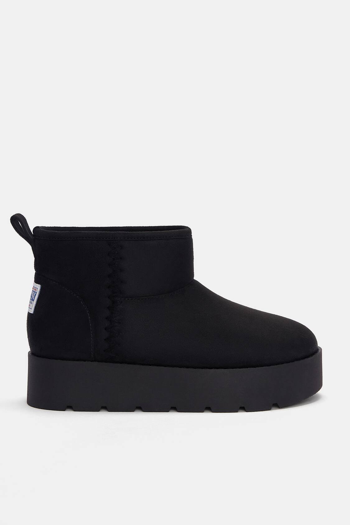 Pull&Bear Women's Flat Stretch Ankle Boots