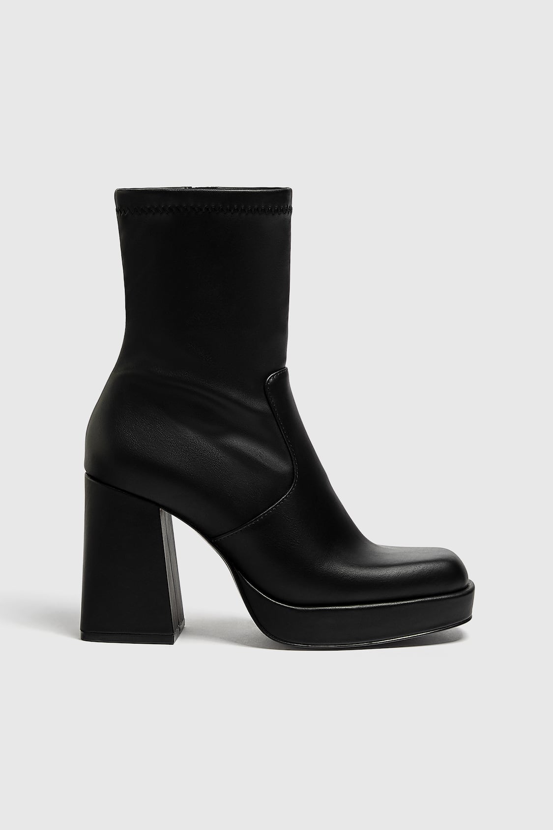 Stretch heeled ankle boots pull&bear