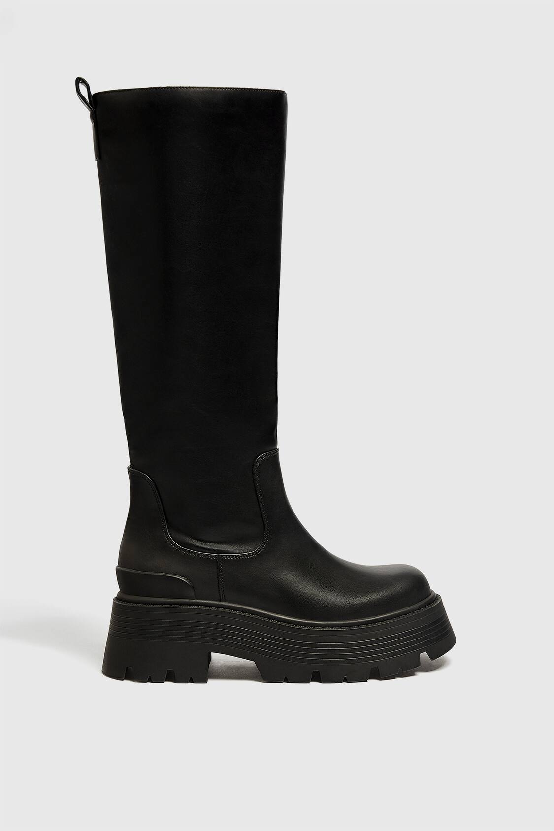 Knee-high boots with warm lining - pull&bear