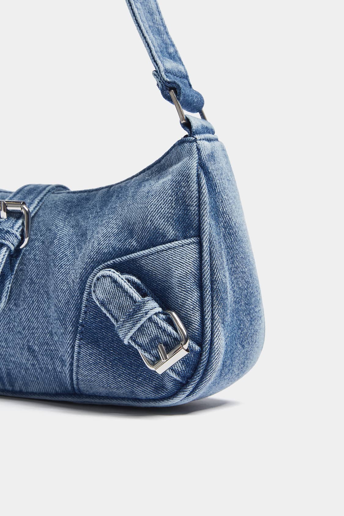 Pull&Bear Women's Jeans Denim Shoulder Bag