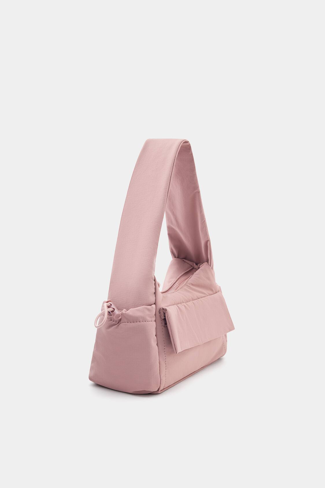 bolsa mochila para yoga BAGGU, con bolsillos color berenjena