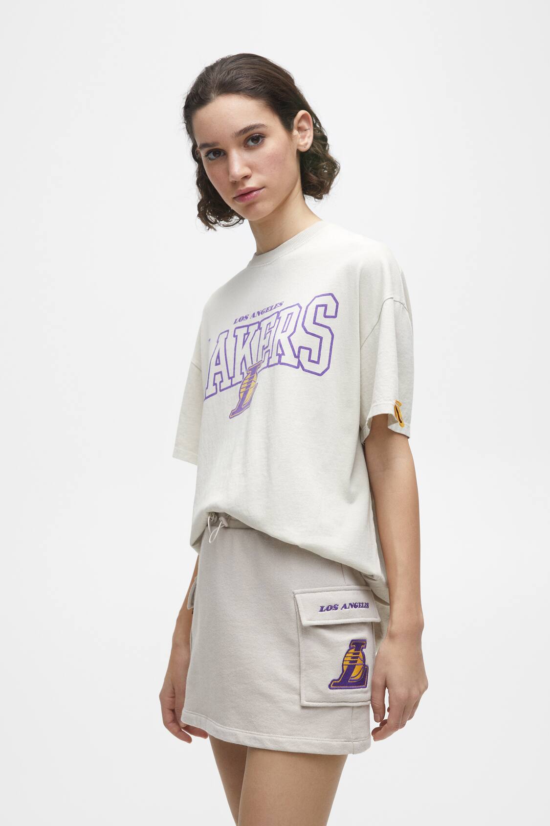 bicapa fractura atractivo Minifalda NBA Los Angeles Lakers - PULL&BEAR
