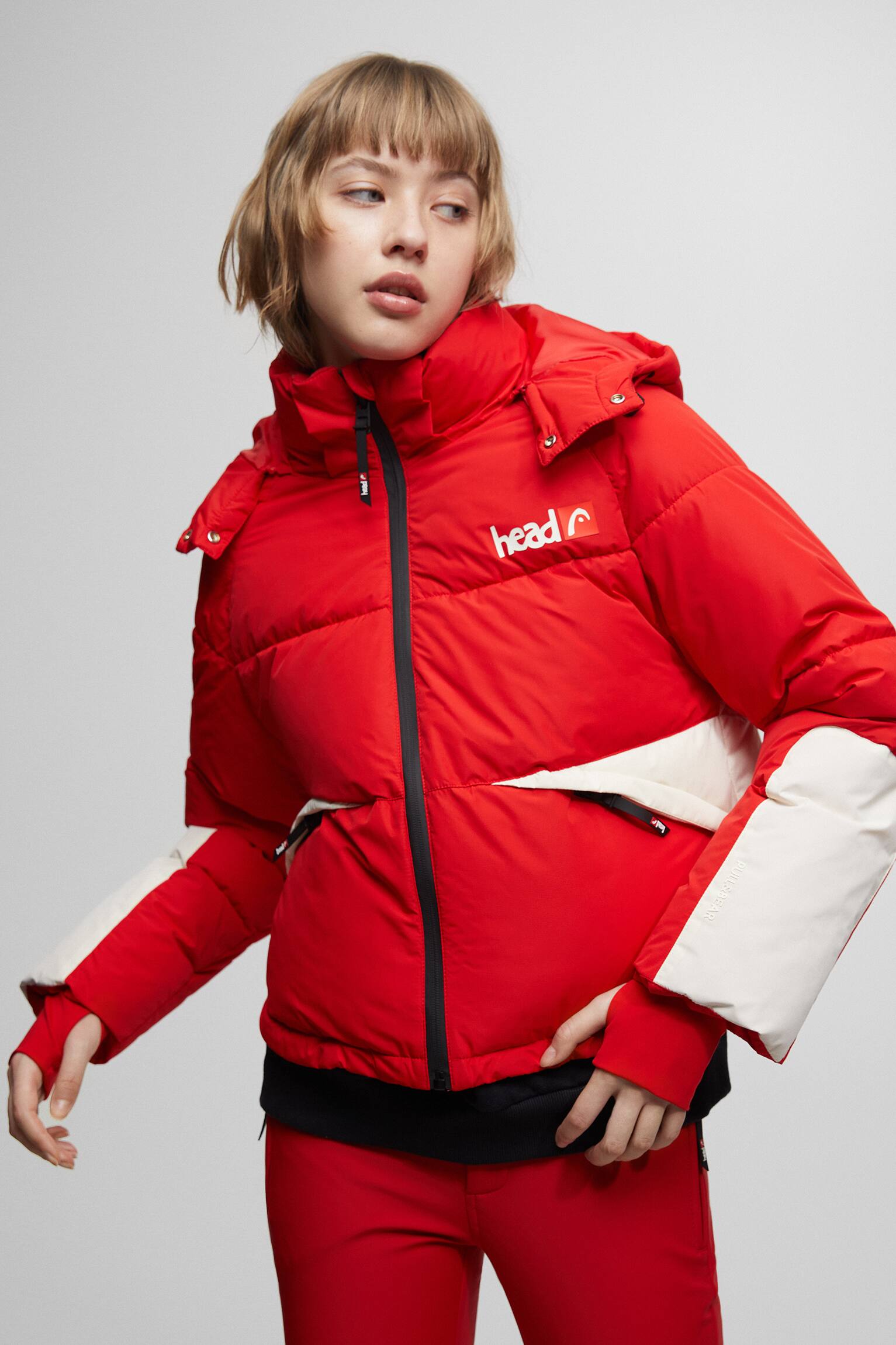 Head Snowboarding puffer jacket, Pull&Bear 