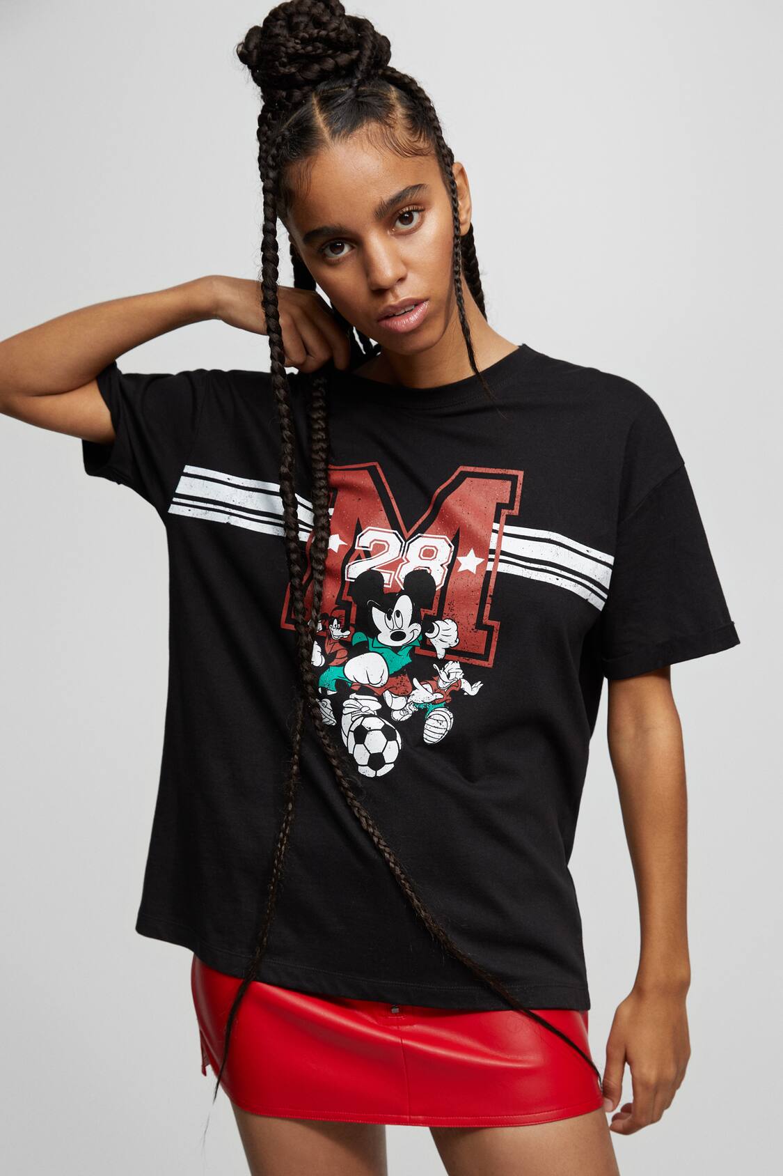 college Mickey Mouse - PULL&BEAR