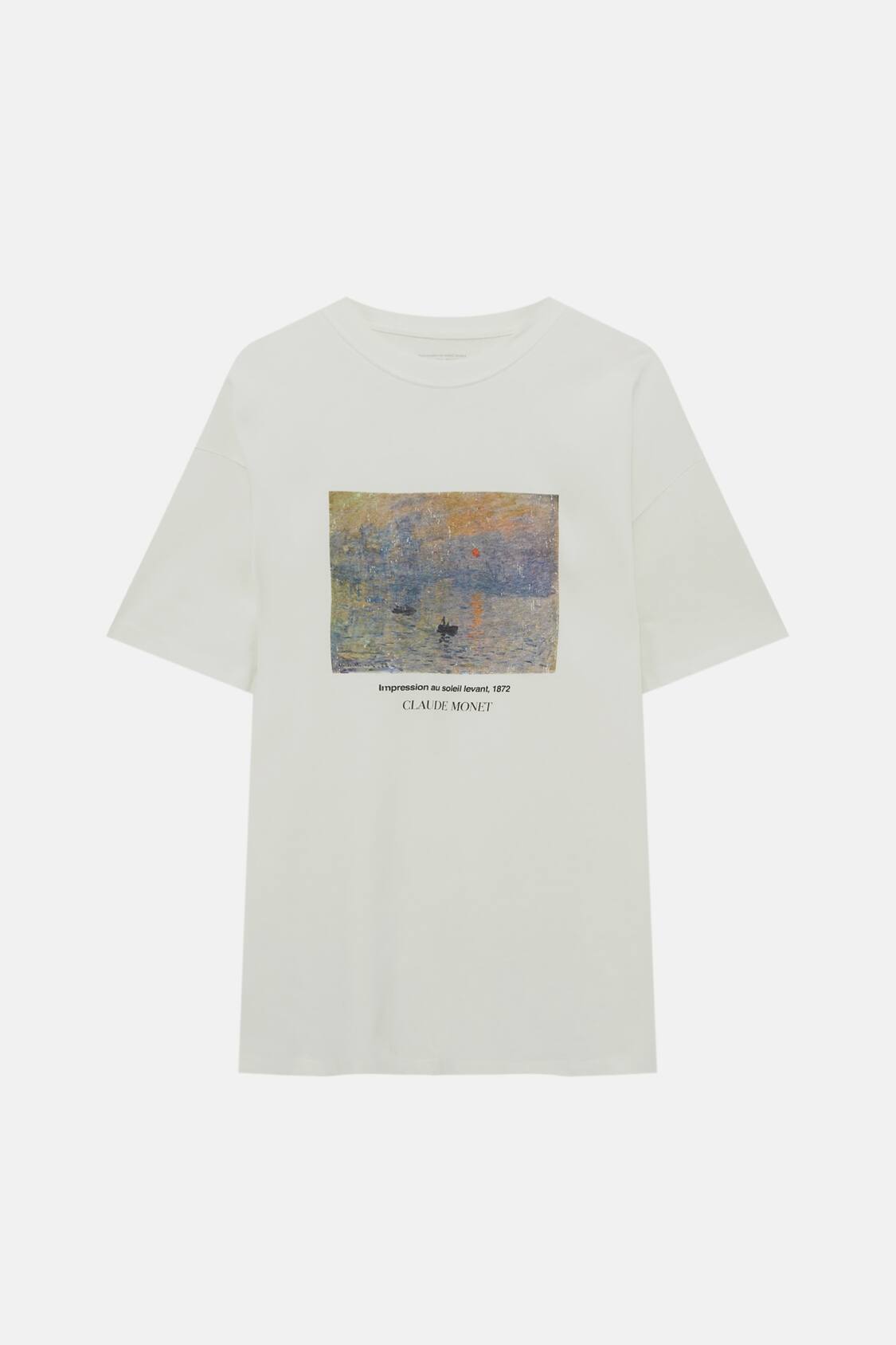 Ciego Cambiable llevar a cabo Monet T-shirt with landscape print - pull&bear
