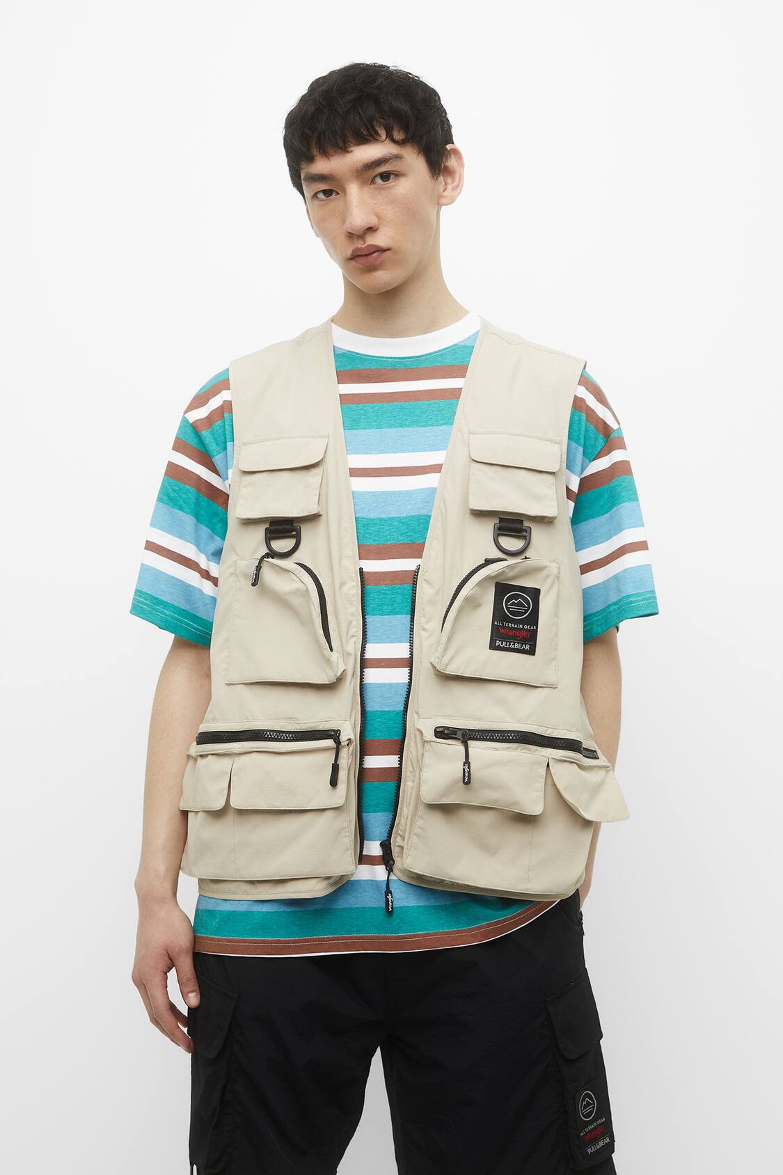gilet pull and bear homme