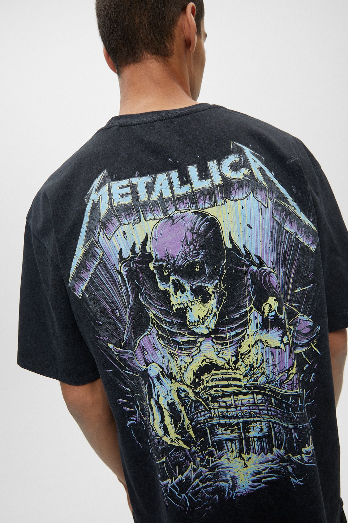 Camiseta Metallica manga - PULL&BEAR