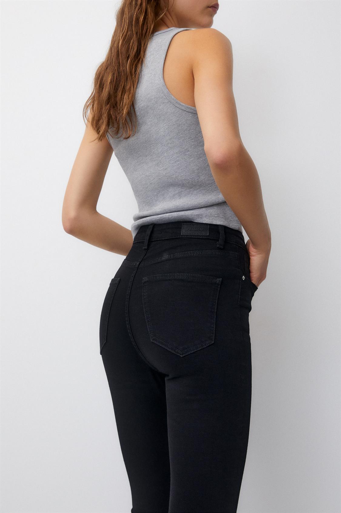 Super high-waist skinny jeans - PULL&BEAR
