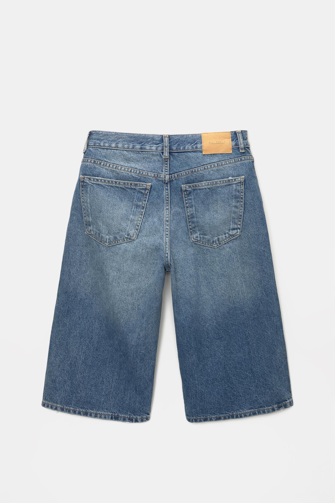 Jeans Shorts Neri Donna Pull&bear Shorts Neri Vita Alta Jeans