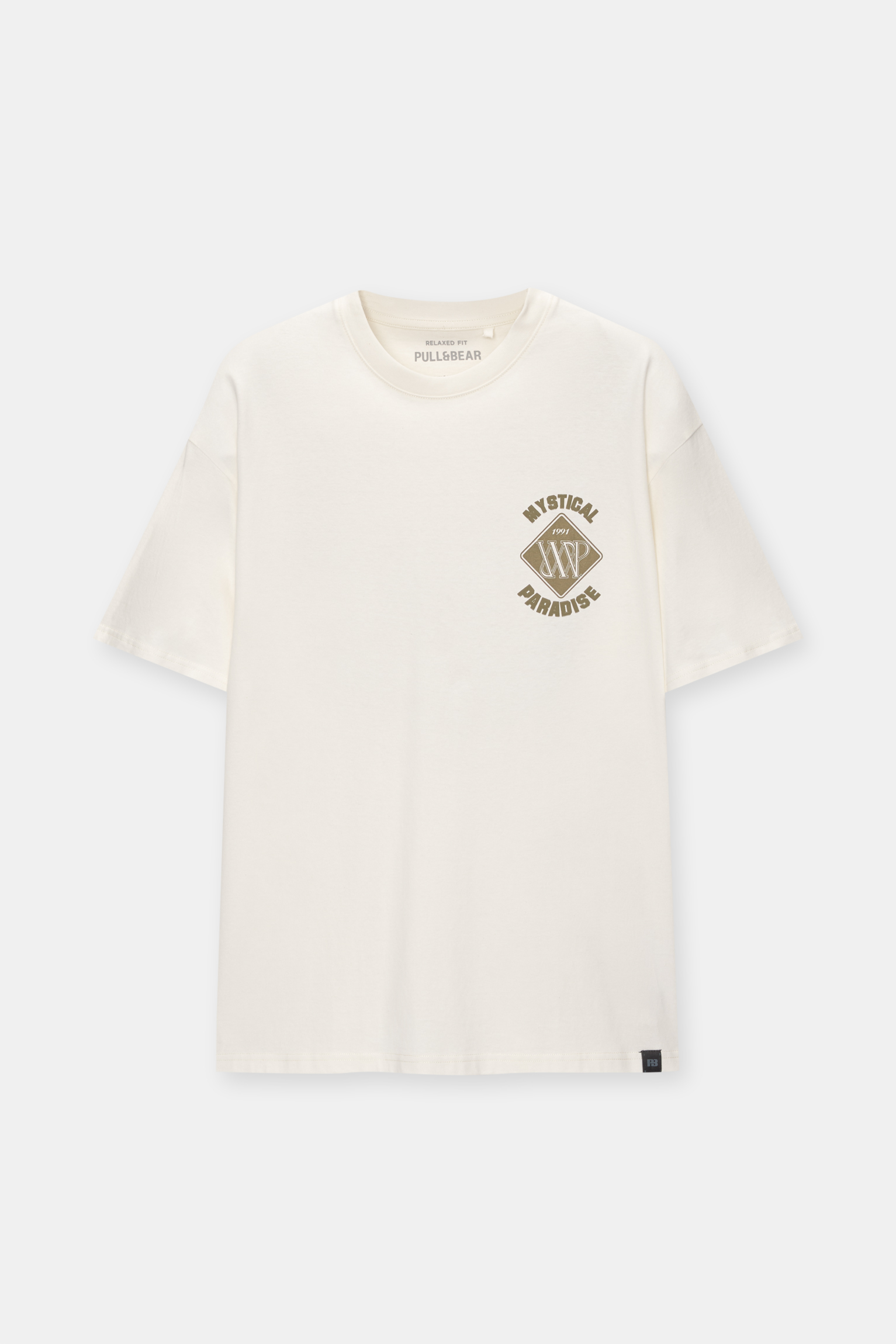 T-Shirt im Washed-Look Mystical Paradise - PULL&BEAR