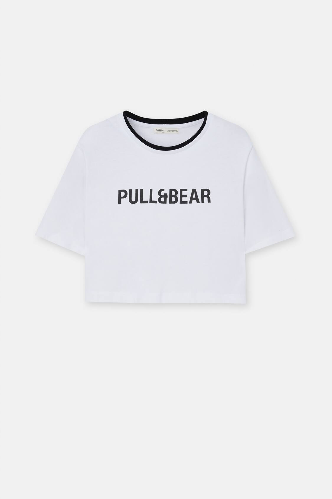 Pull&Bear cropped T-shirt - PULL&BEAR