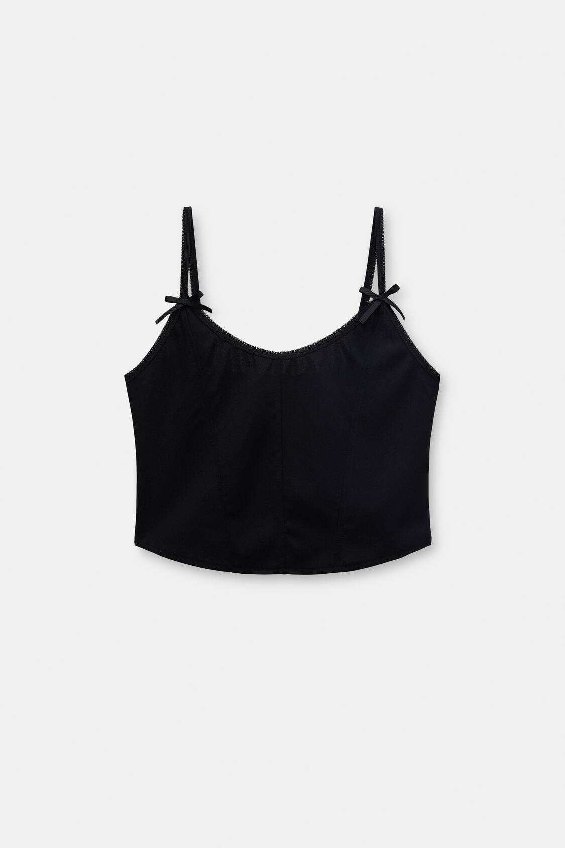 H&M Sheer Corset-style Top