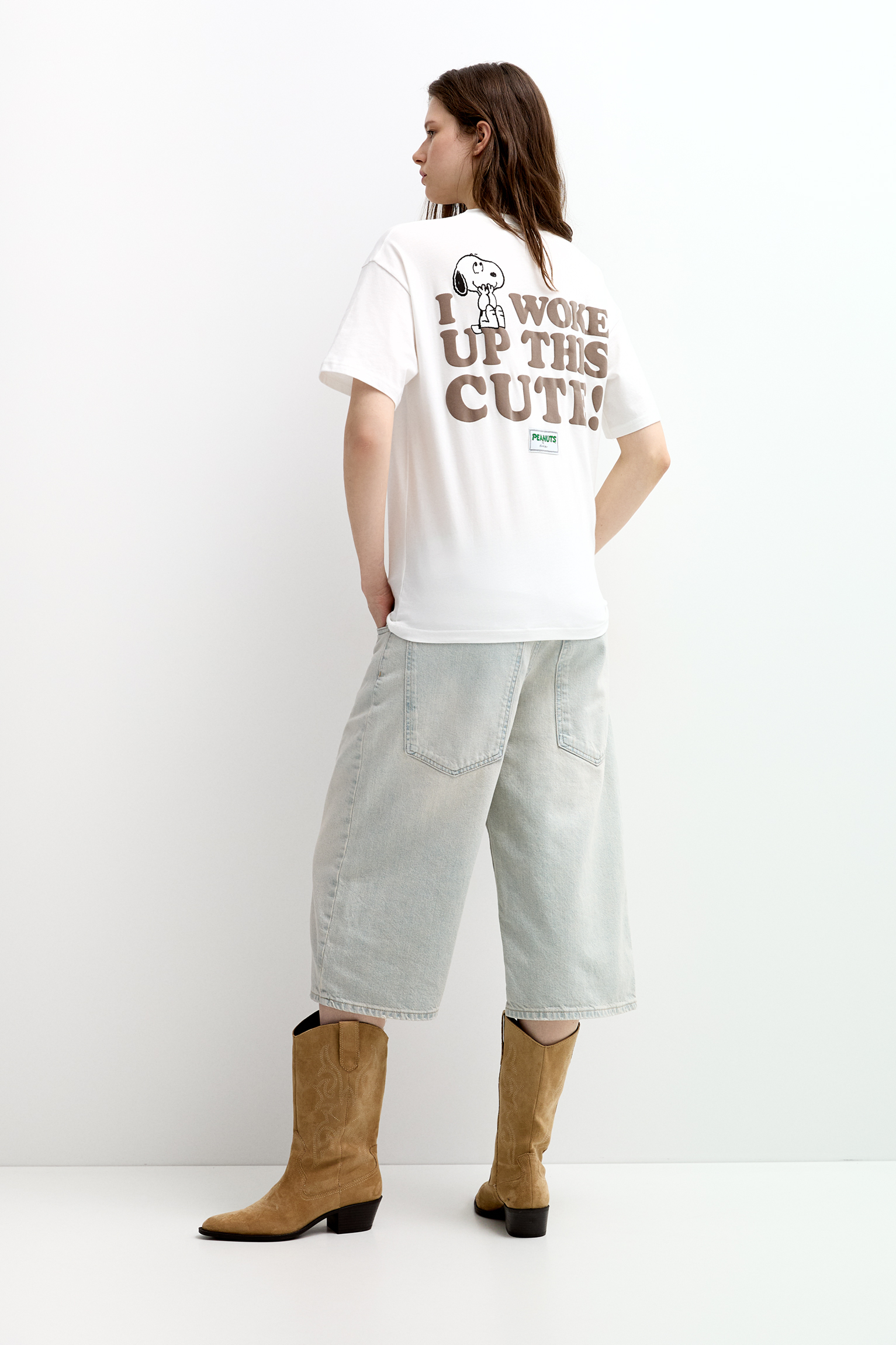 t shirt snoopy pull and bear