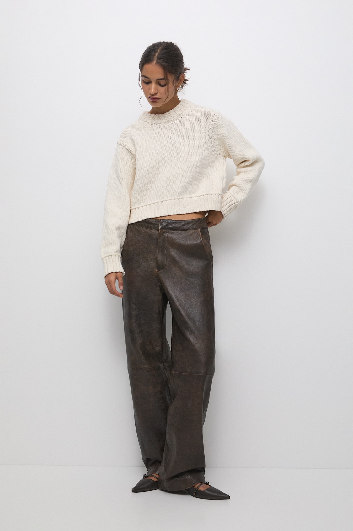 Knitted Jumpers To Wear With Wide Leg Trousers