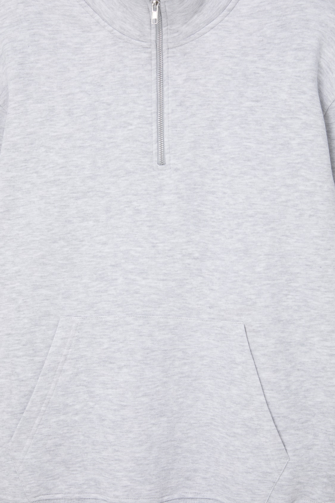 Sweatshirt de algodão de colarinho subido com fecho zip para homem -  Sweatshirts para homem - Novidades 2024