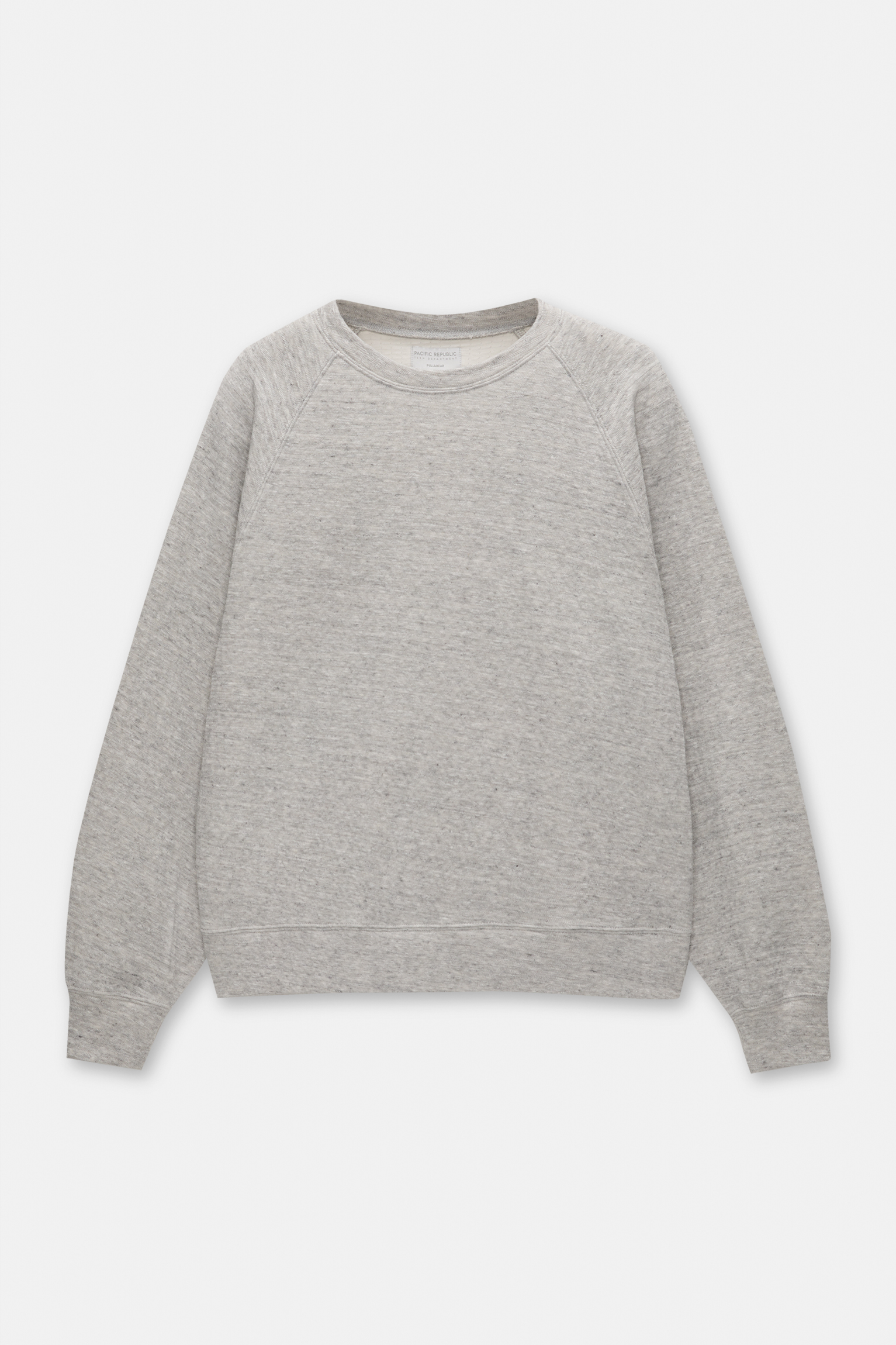 Grey textured sweatshirt