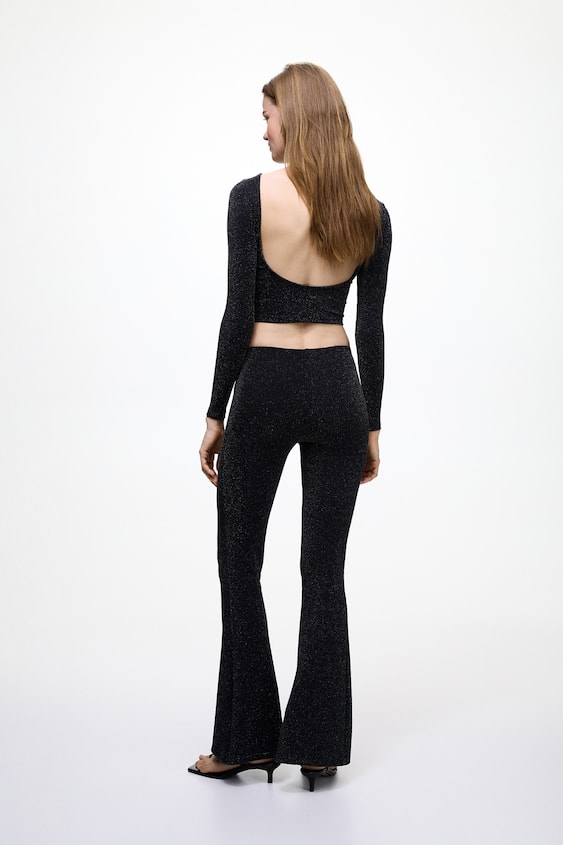 Flared - Trousers - Clothing - Woman - PULL&BEAR Vietnam / Việt Nam