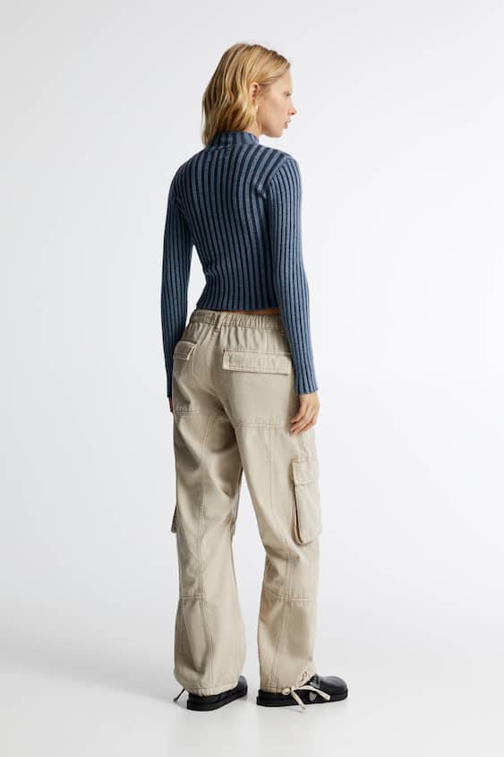 Pantalon Cargo Femme Taille Haute – Tenko