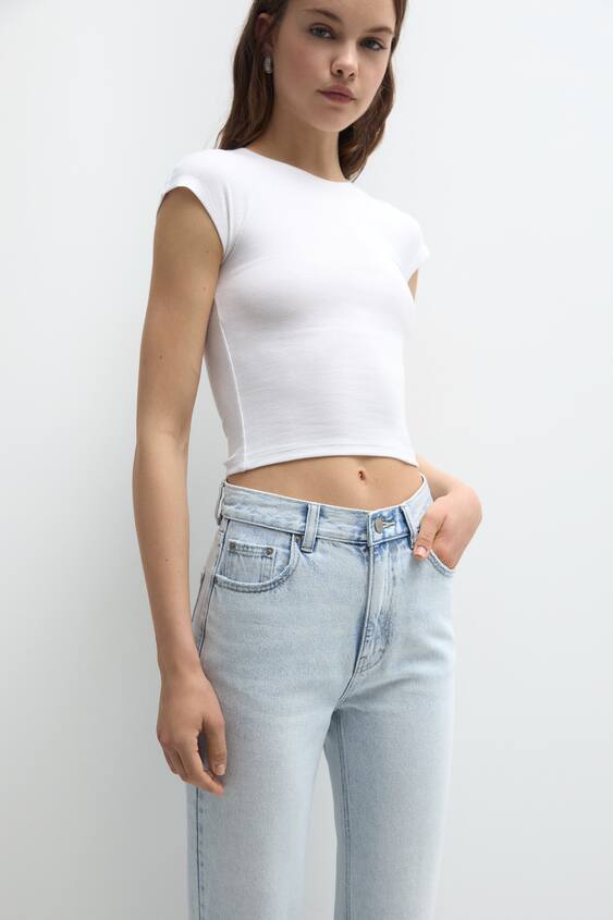 Stretchy High Waisted Skinny Mom Jeans With Tummy Control, Big BuHips, And  Elastic Pull Up Pants From Blueberry12, $20.41