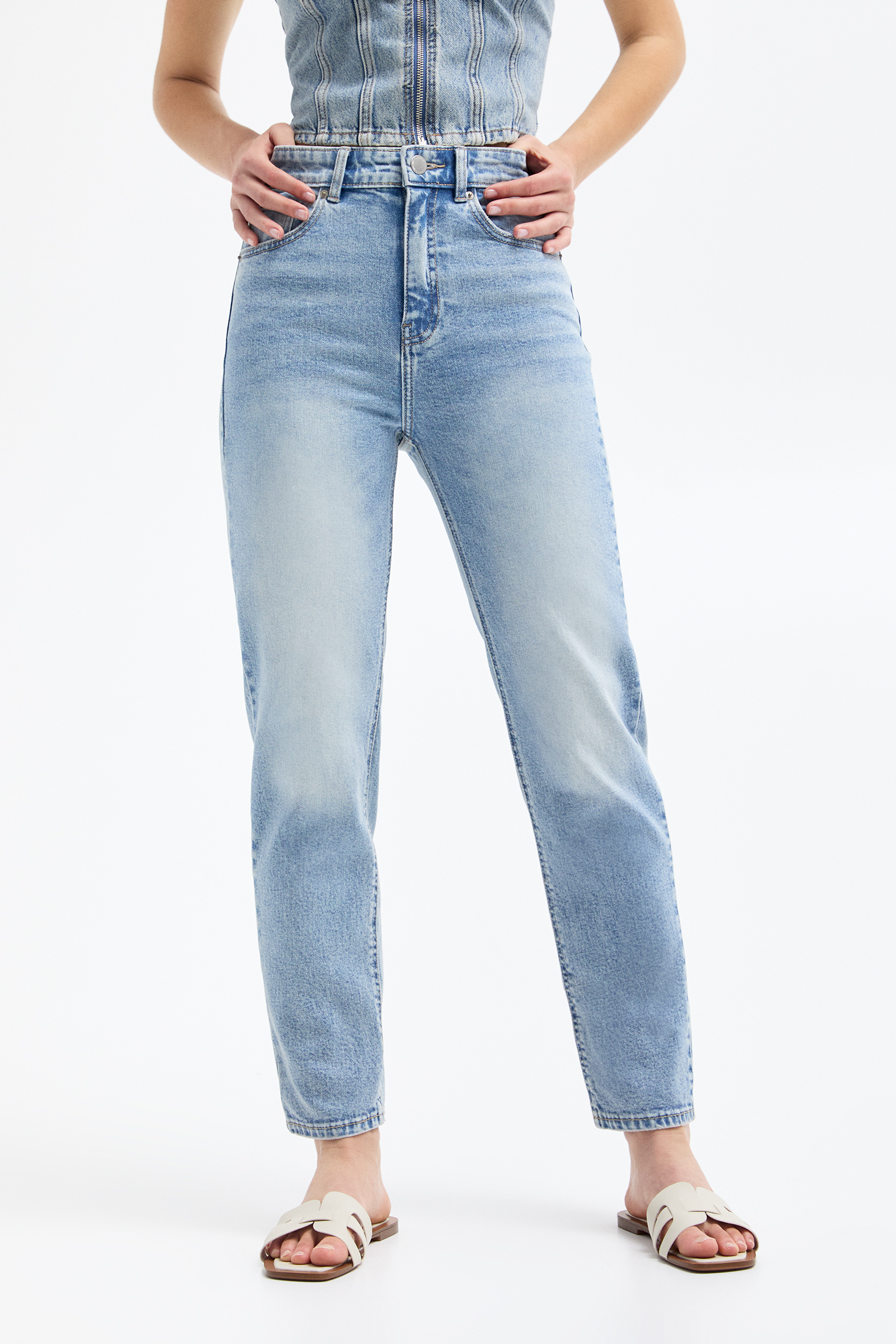 Women's Mom Ridge Jeans - Mott & Bow