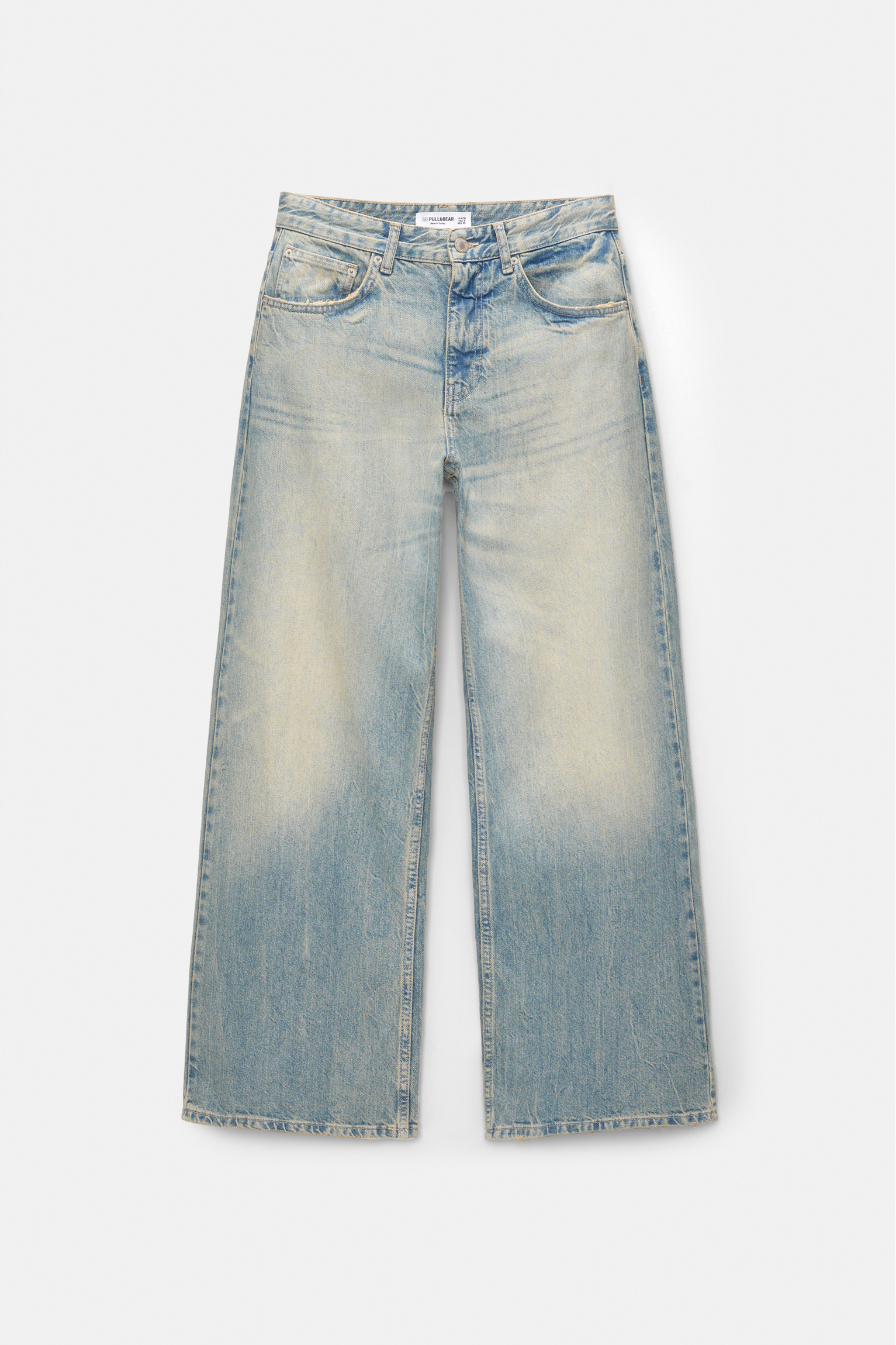 Straight fit metallic jeans - PULL&BEAR