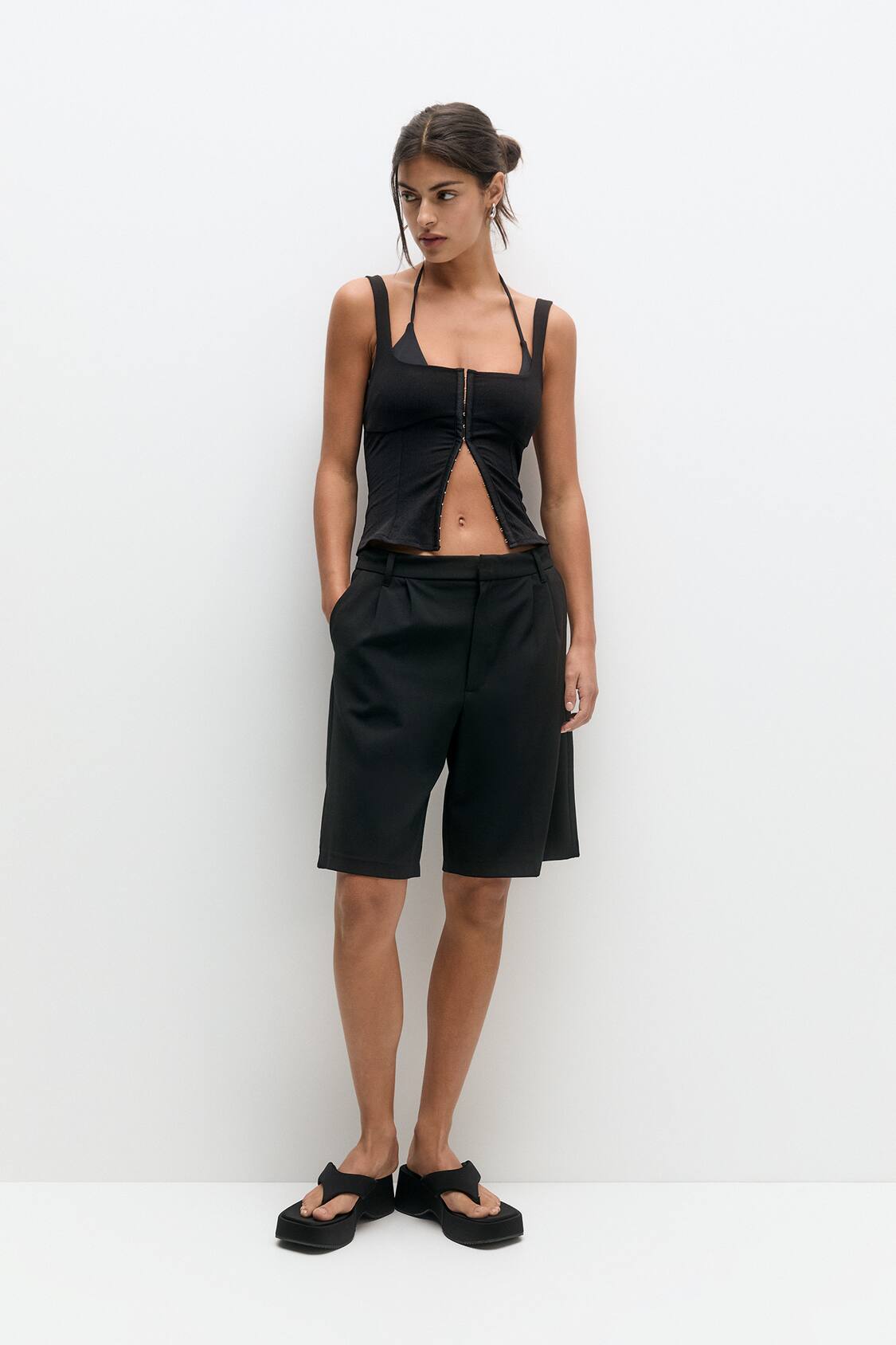 Shorts - Clothing - Woman - PULL&BEAR United Arab Emirates