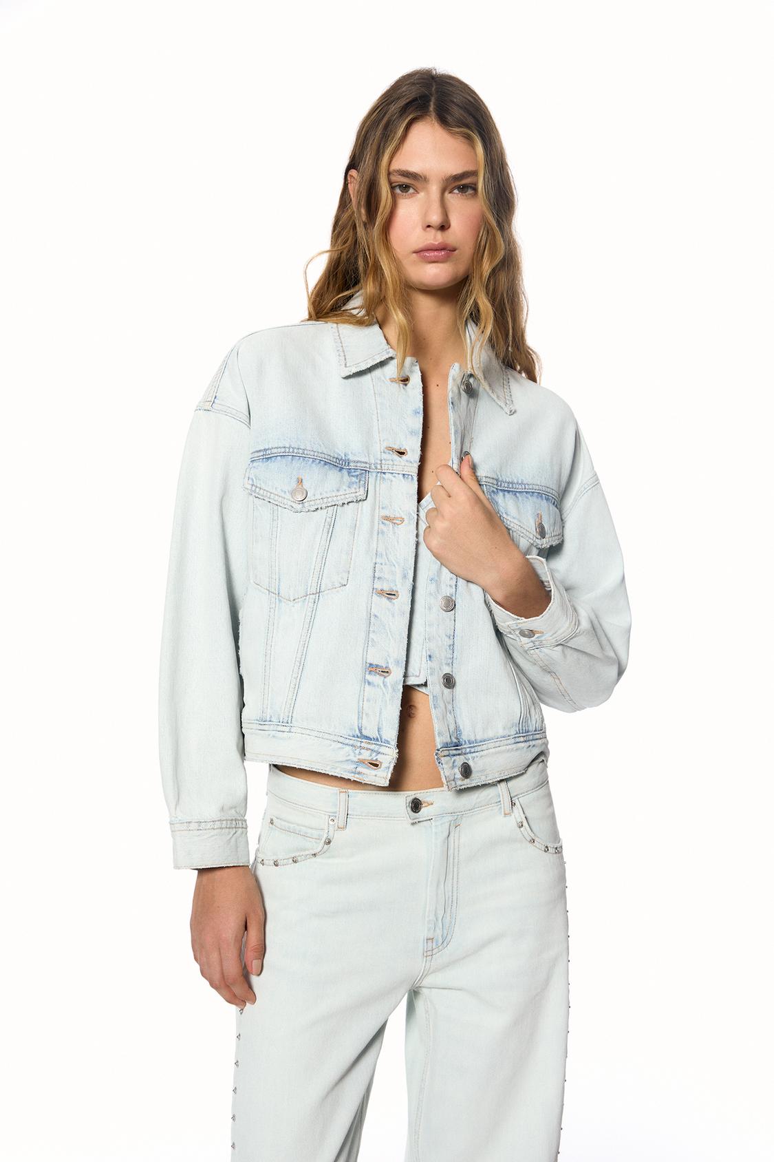 Basic-Jeansjacke - PULL&BEAR