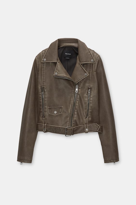Biker jackets - Jackets & coats - Clothing - Woman - PULL&BEAR