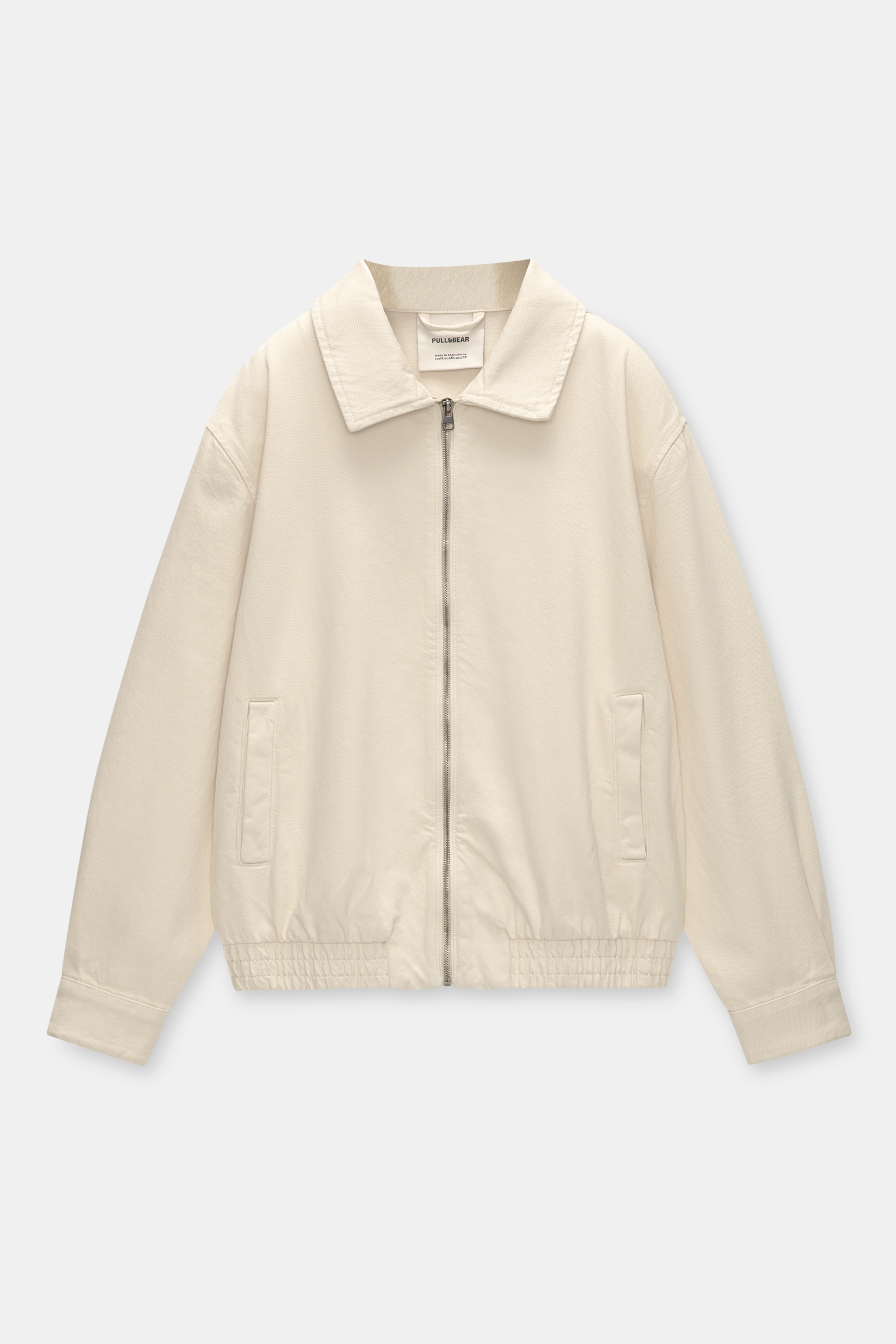 Zip-up cotton jacket