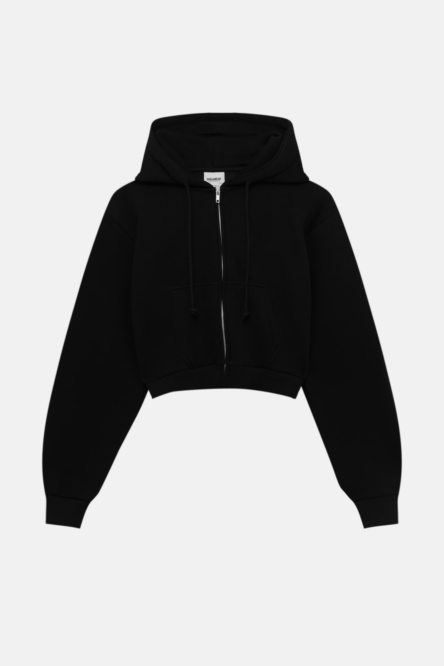 Cropped zip-up hoodie - PULL&BEAR