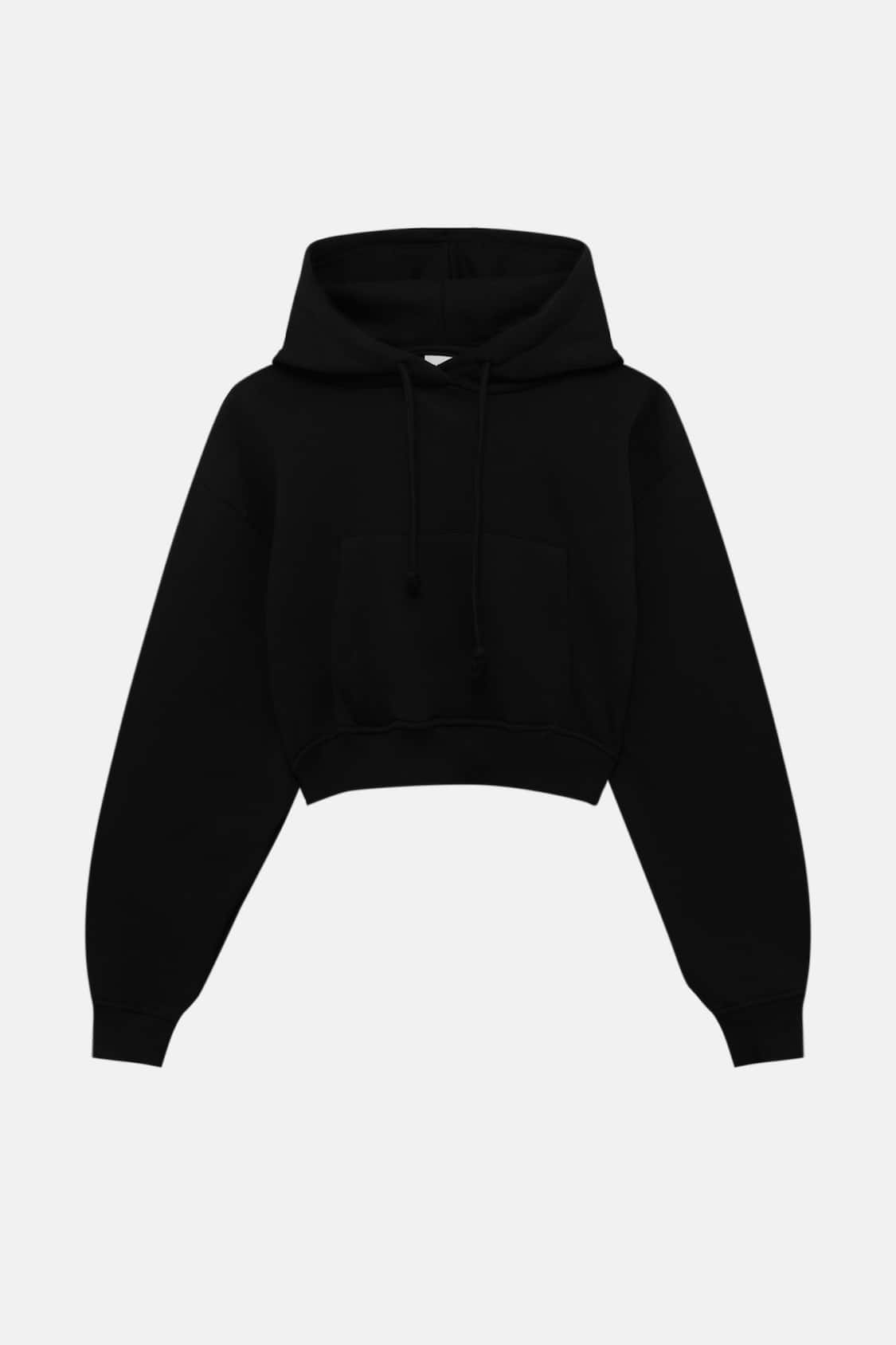Cropped hoodie - PULL&BEAR