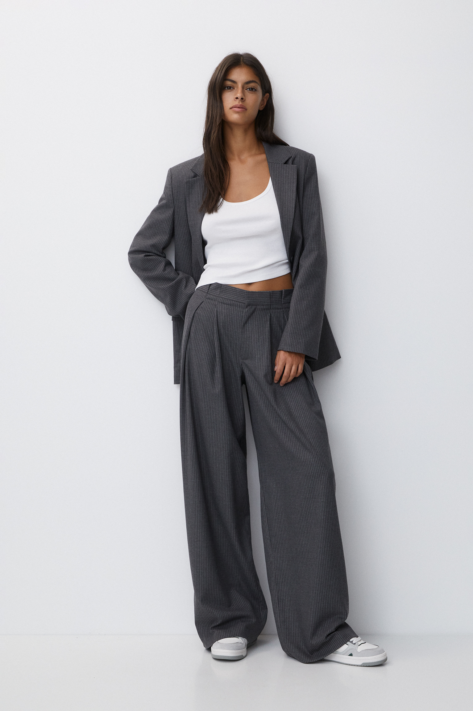 Rustic Wide-leg Trousers by Pull&Bear Online | THE ICONIC | Australia