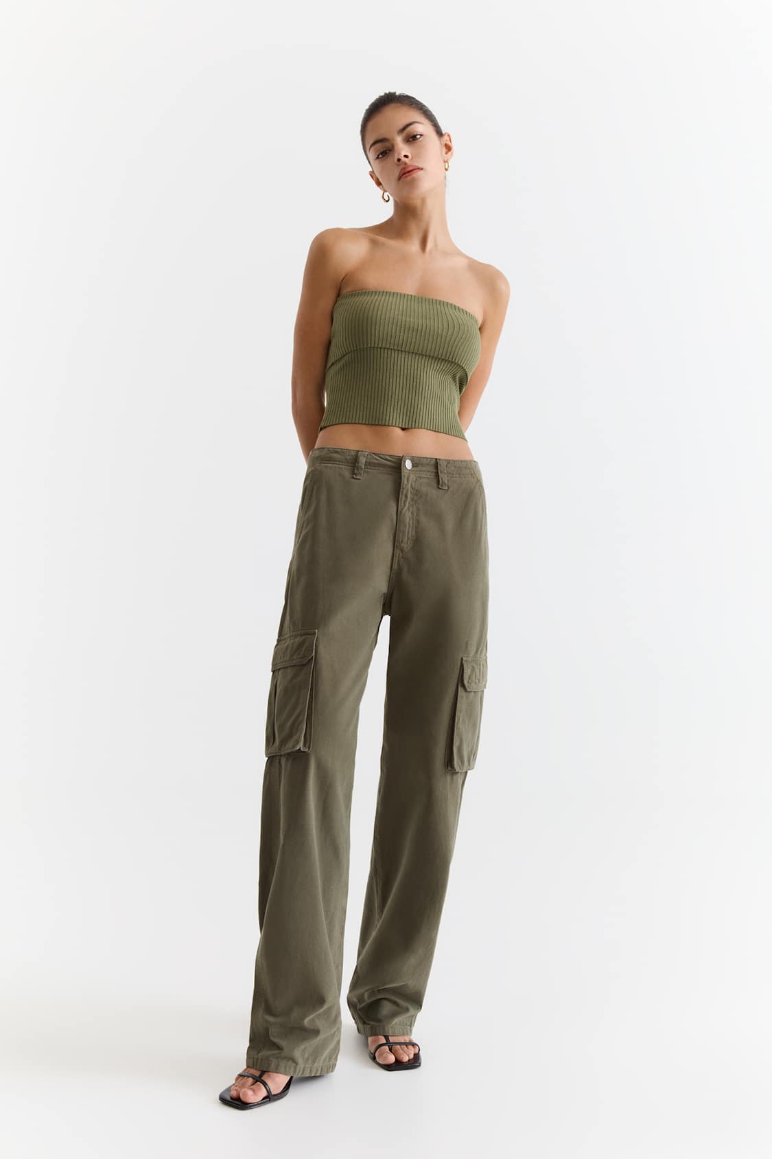 pantalon cargo verde militar - Daruma indumentaria