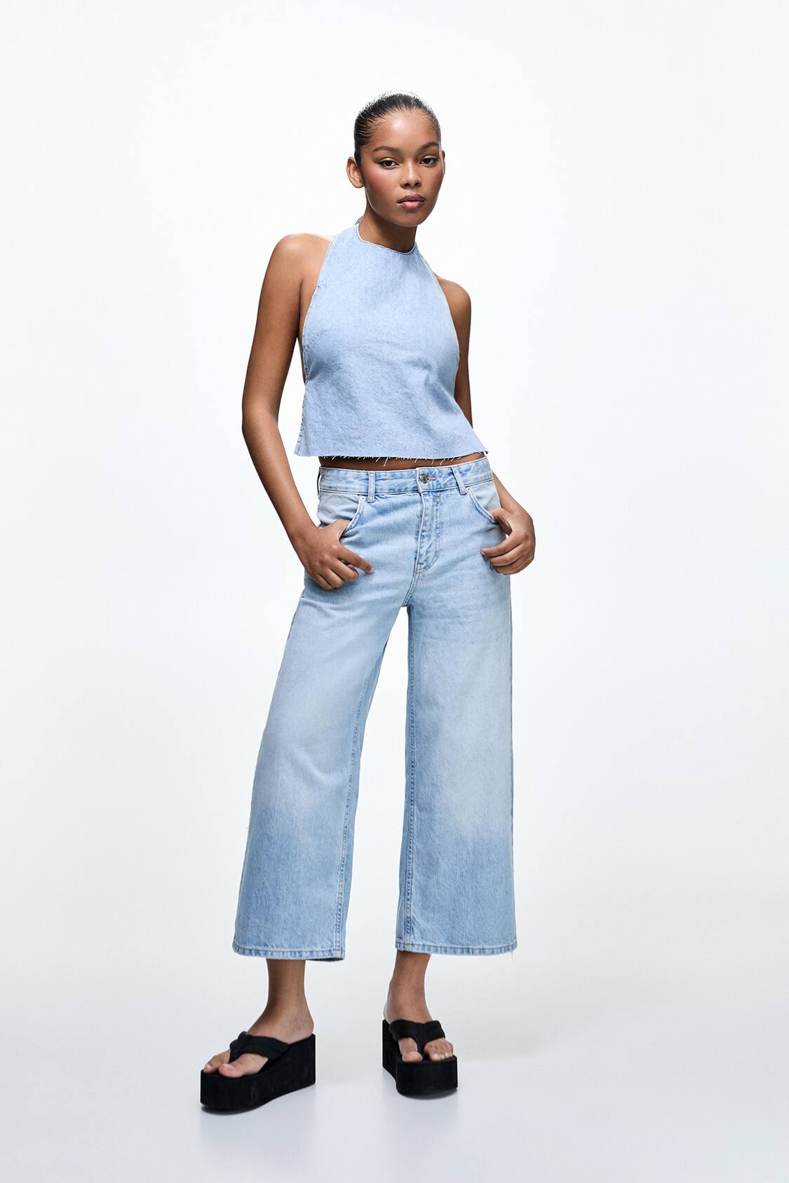 Evening Soirees with Denim Culottes