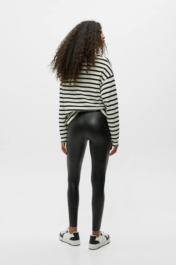 Pull & Bear Seamless Ribbed Leggings Size undefined - $17 New