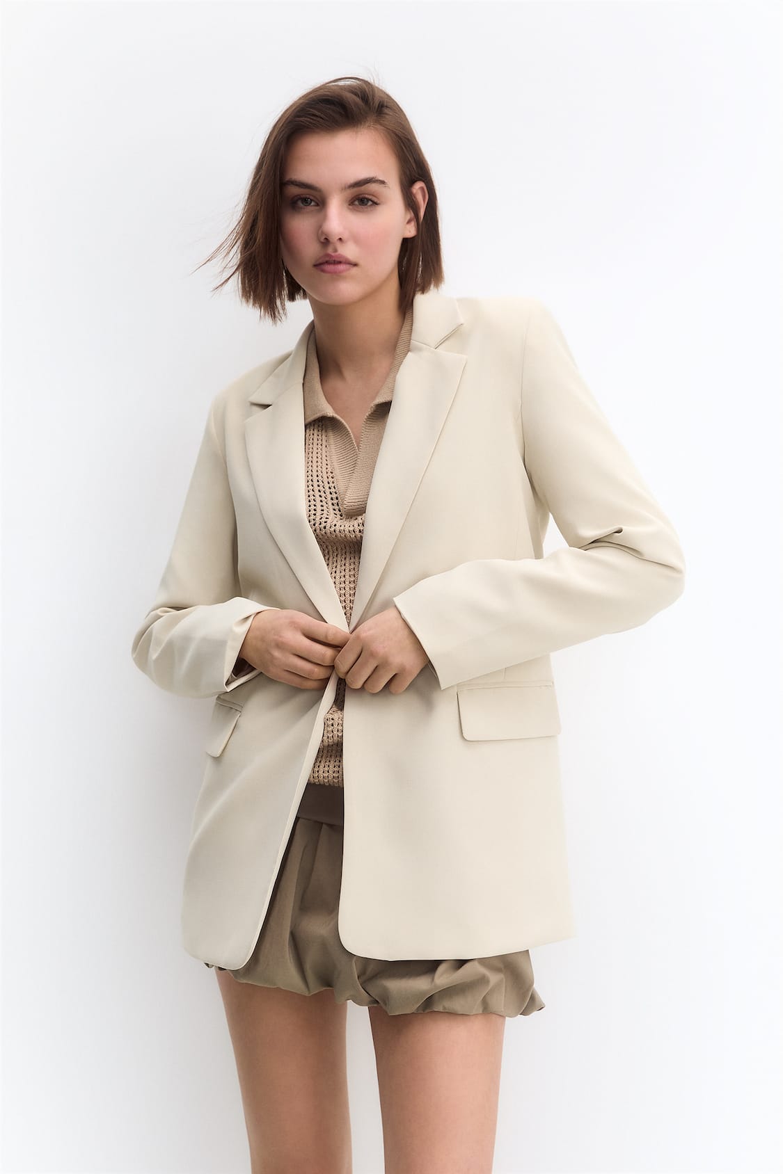 Traje de mujer de 2 piezas, ajustado, doble botonadura, para oficina,  casual, chaqueta de trabajo y pantalón