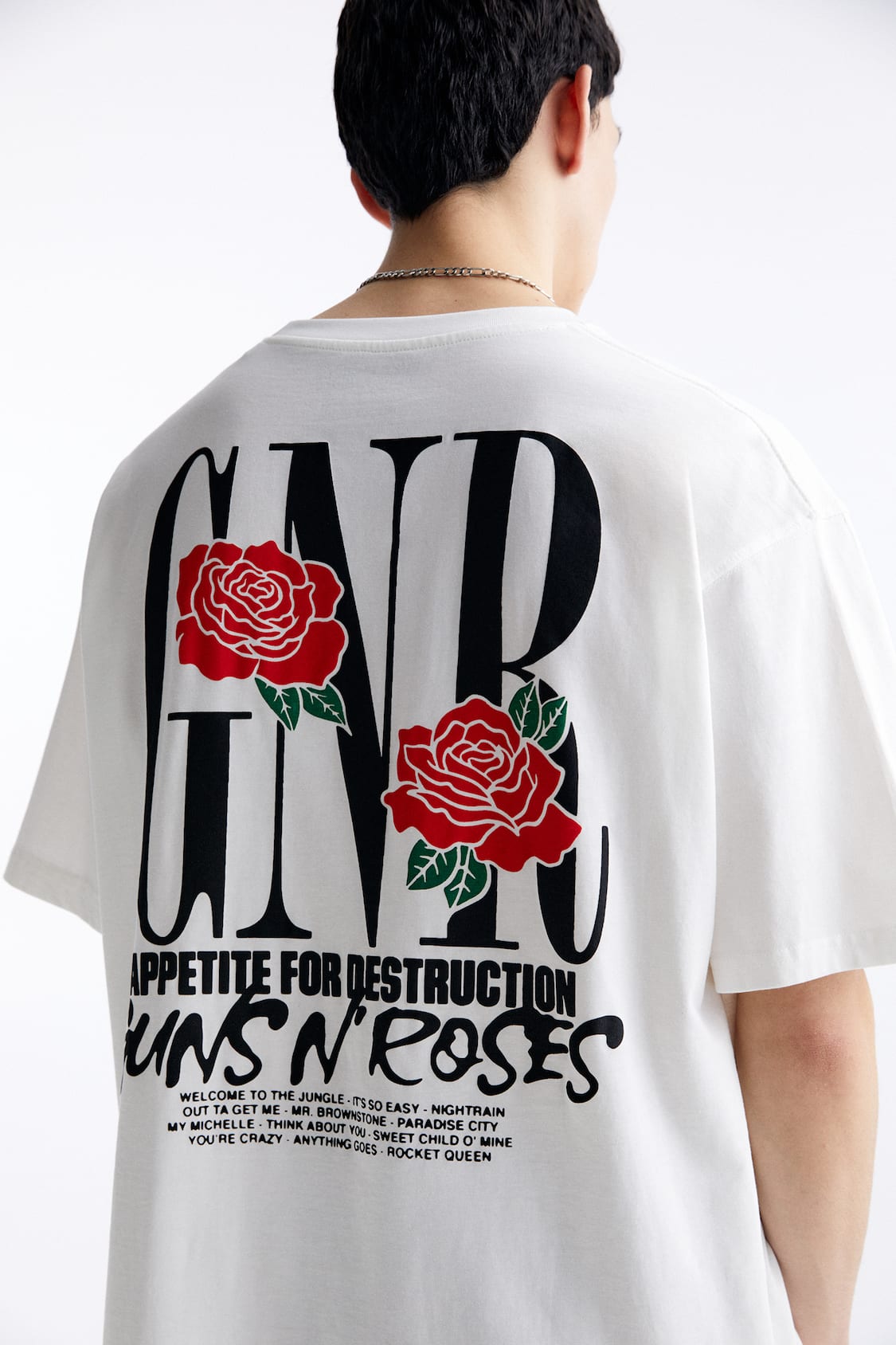 Guns N' Roses Camiseta Infantil Apetito por la Destrucción Edad Blanca  Oficial 1-12 años