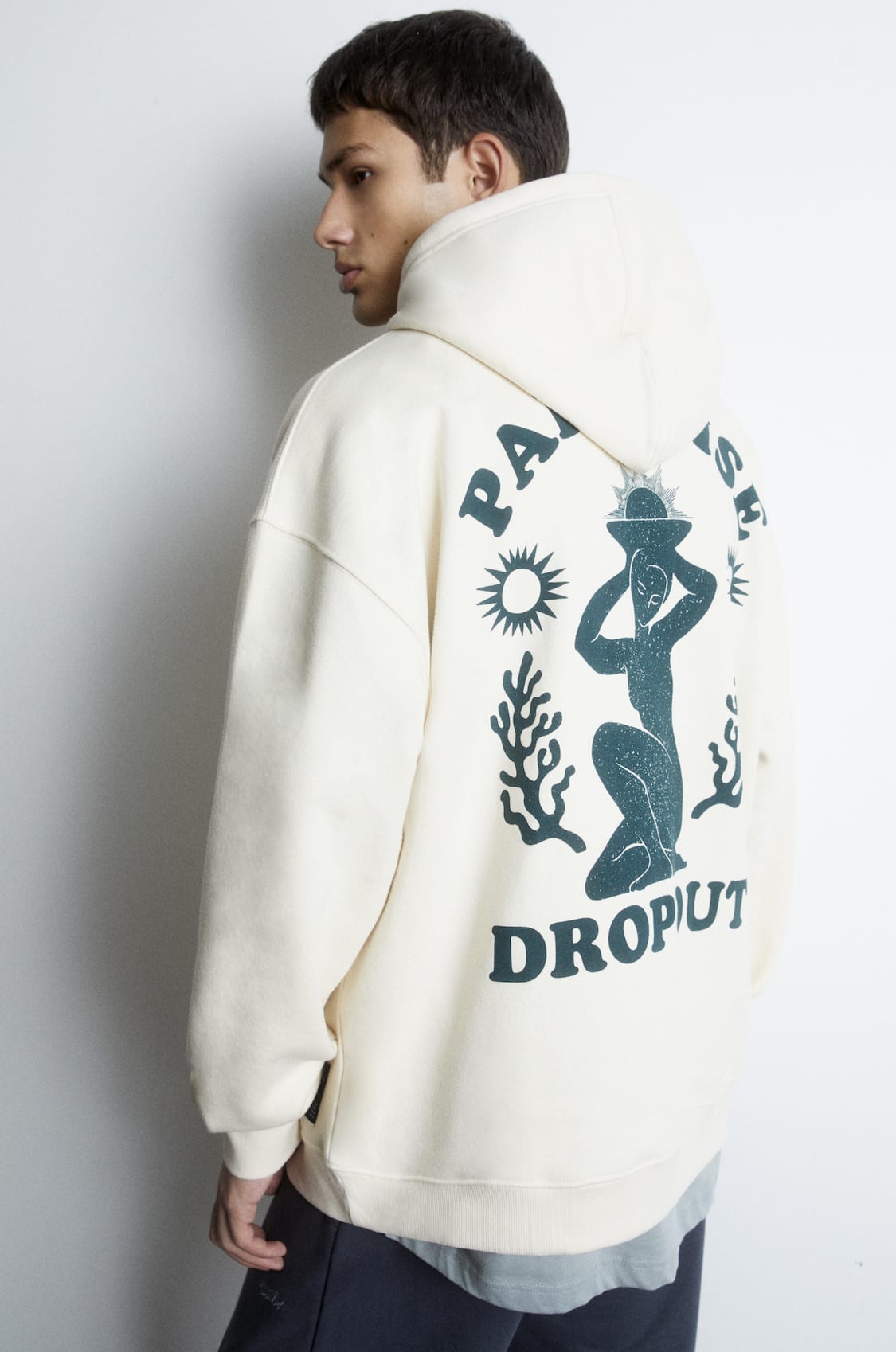 Paradise Dropout hoodie - pull&bear