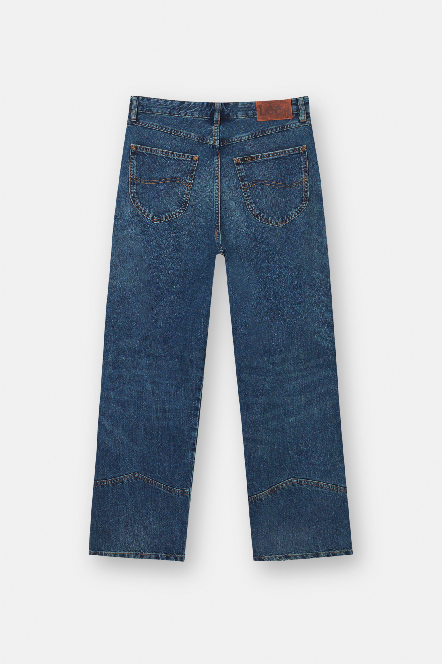 Lee straight-leg jeans with seam details - PULL&BEAR