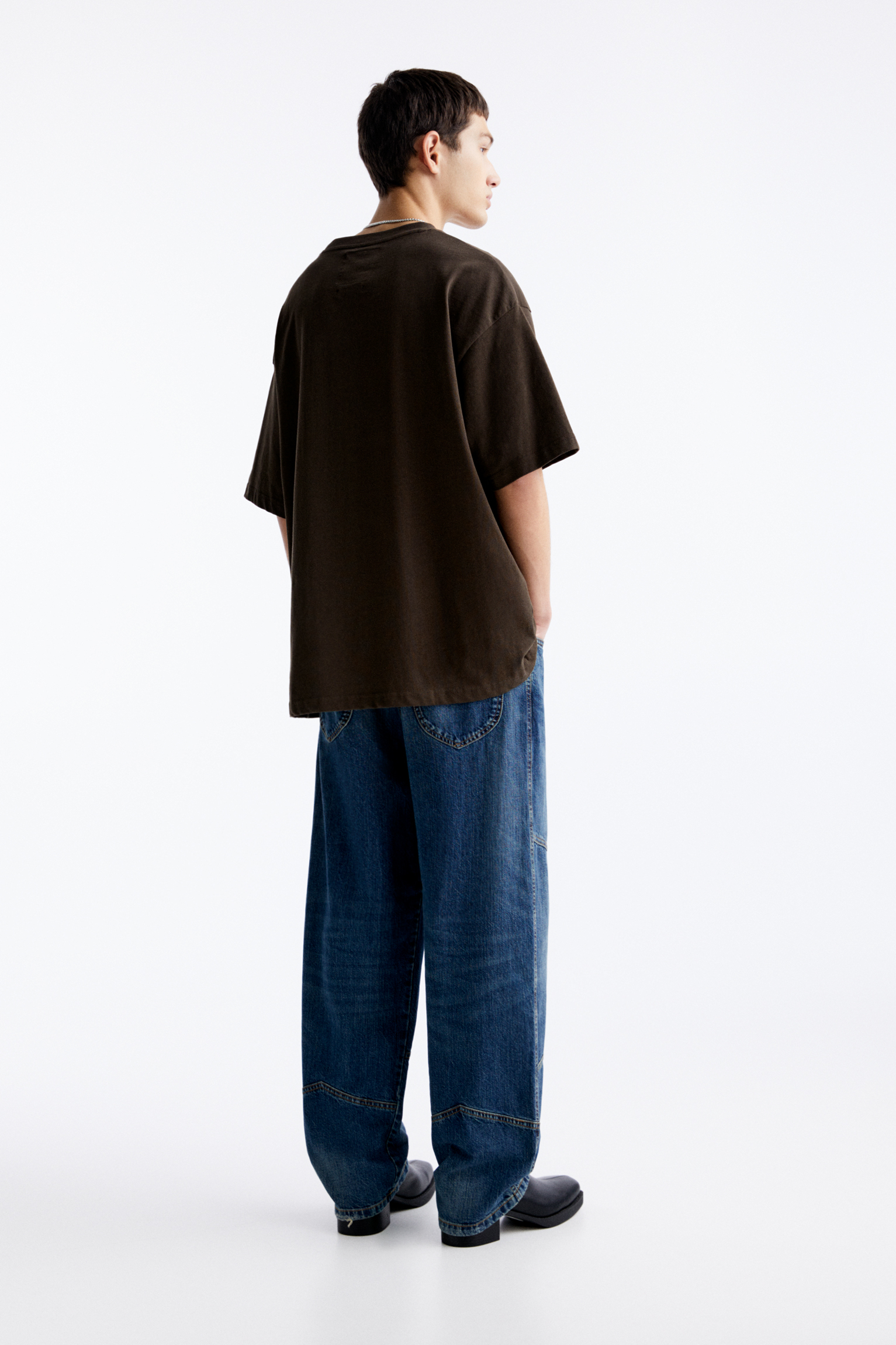 Lee straight-leg jeans with seam details - PULL&BEAR