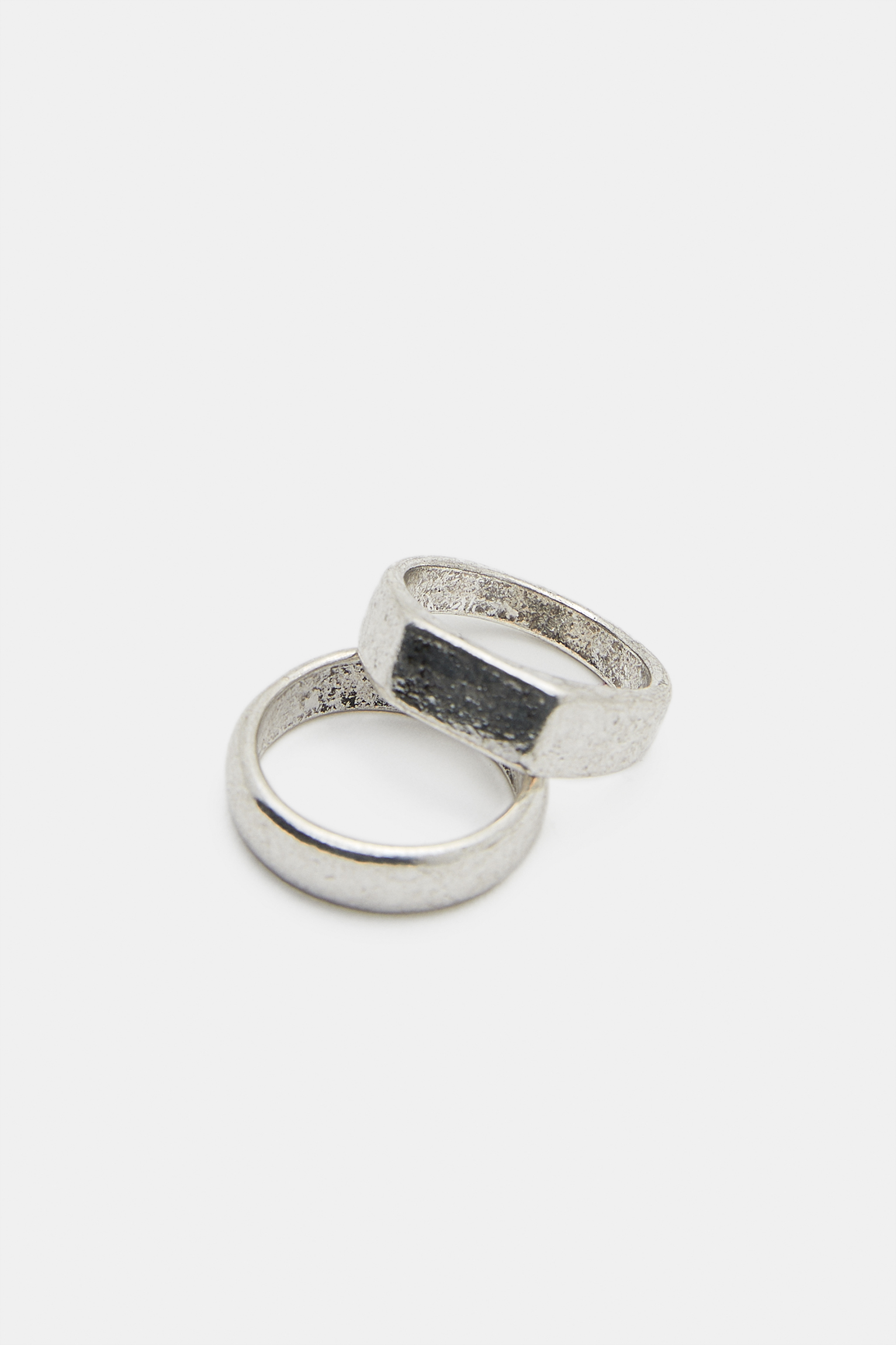 Thin Interlocking Set of 4 Rings, Mixed Metals – Hannah Naomi Jewelry