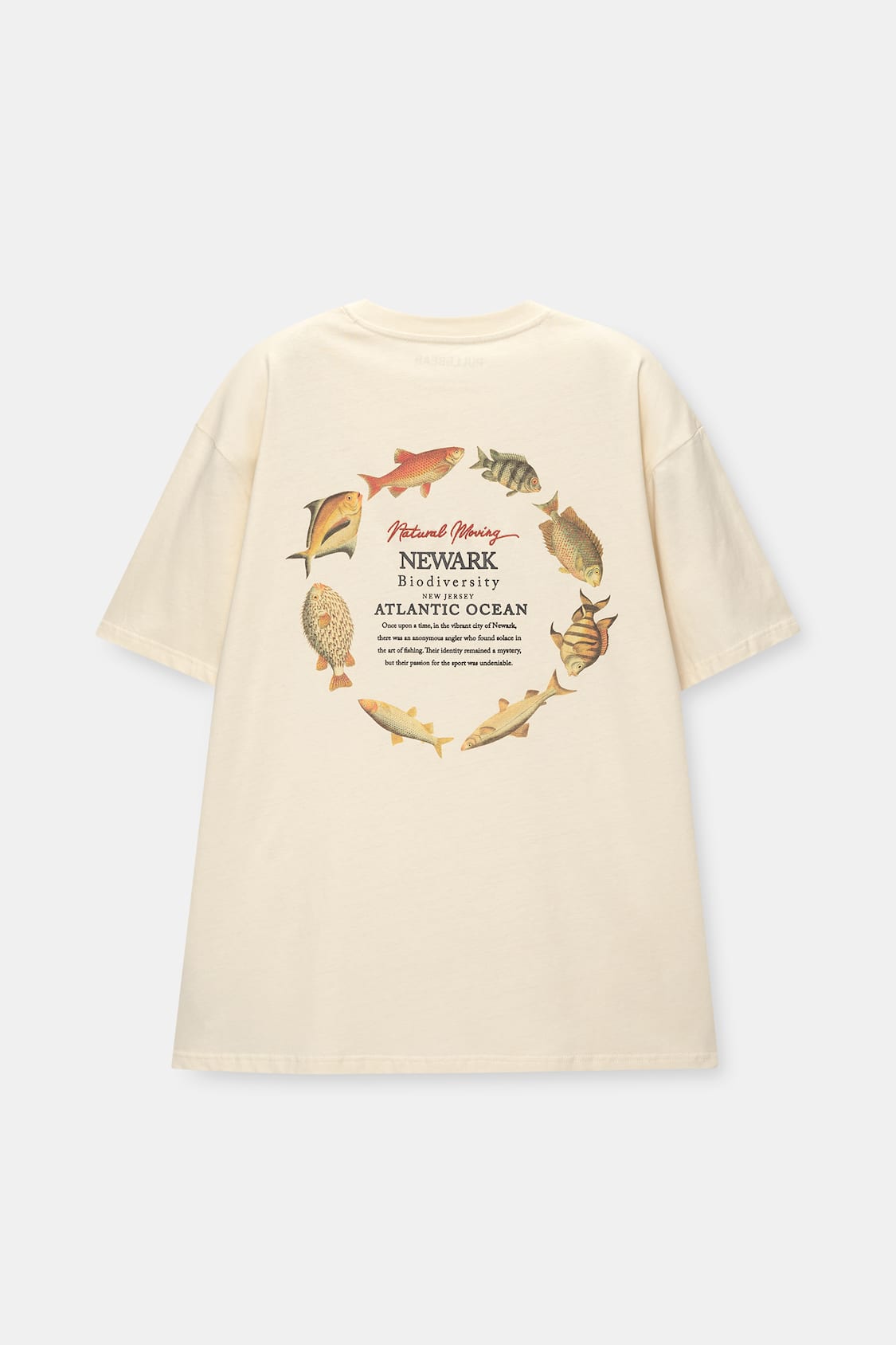 Fish graphic and slogan T-shirt - PULL&BEAR