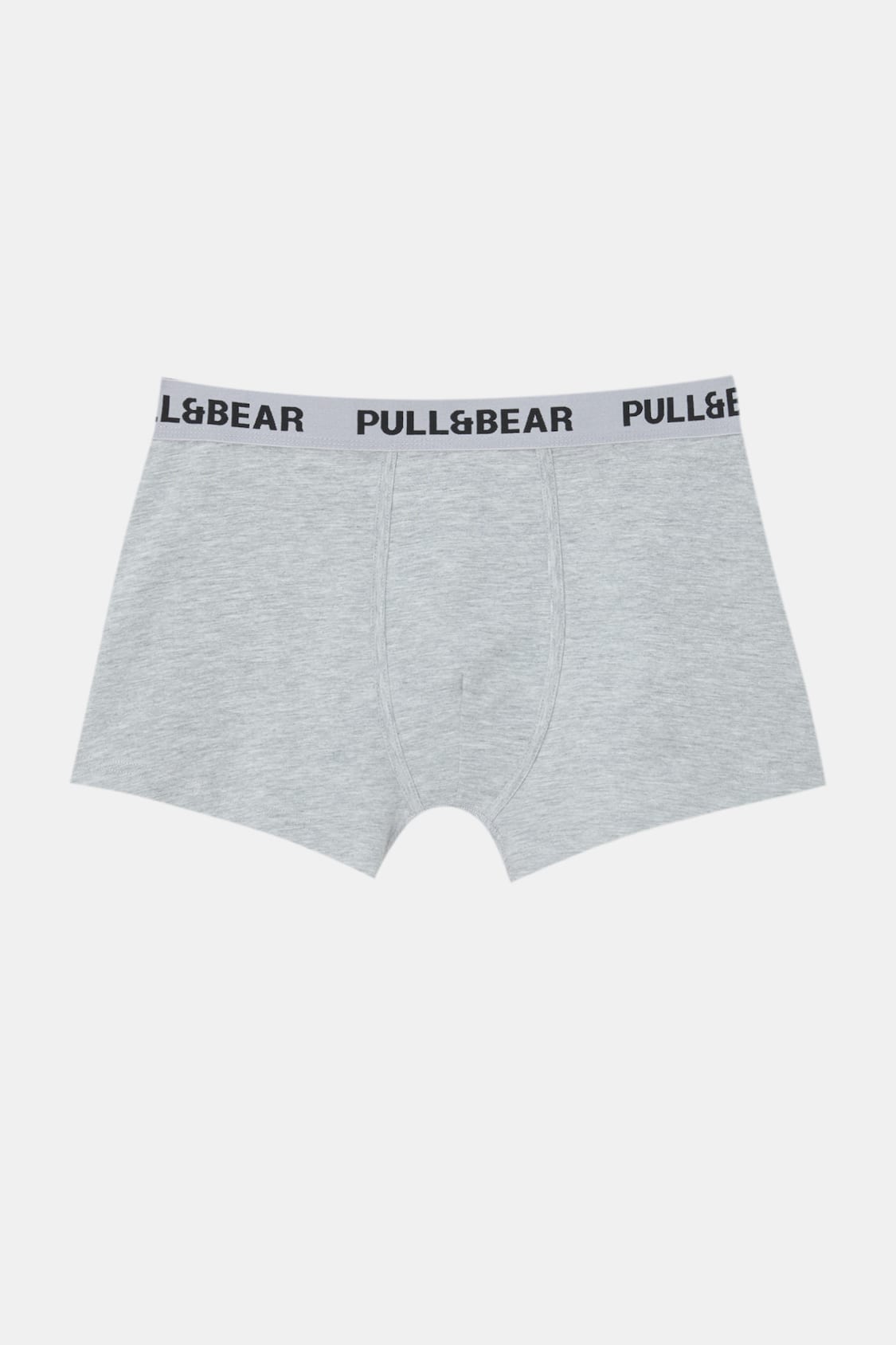 3-pack of grey basic boxers with logo - PULL&BEAR