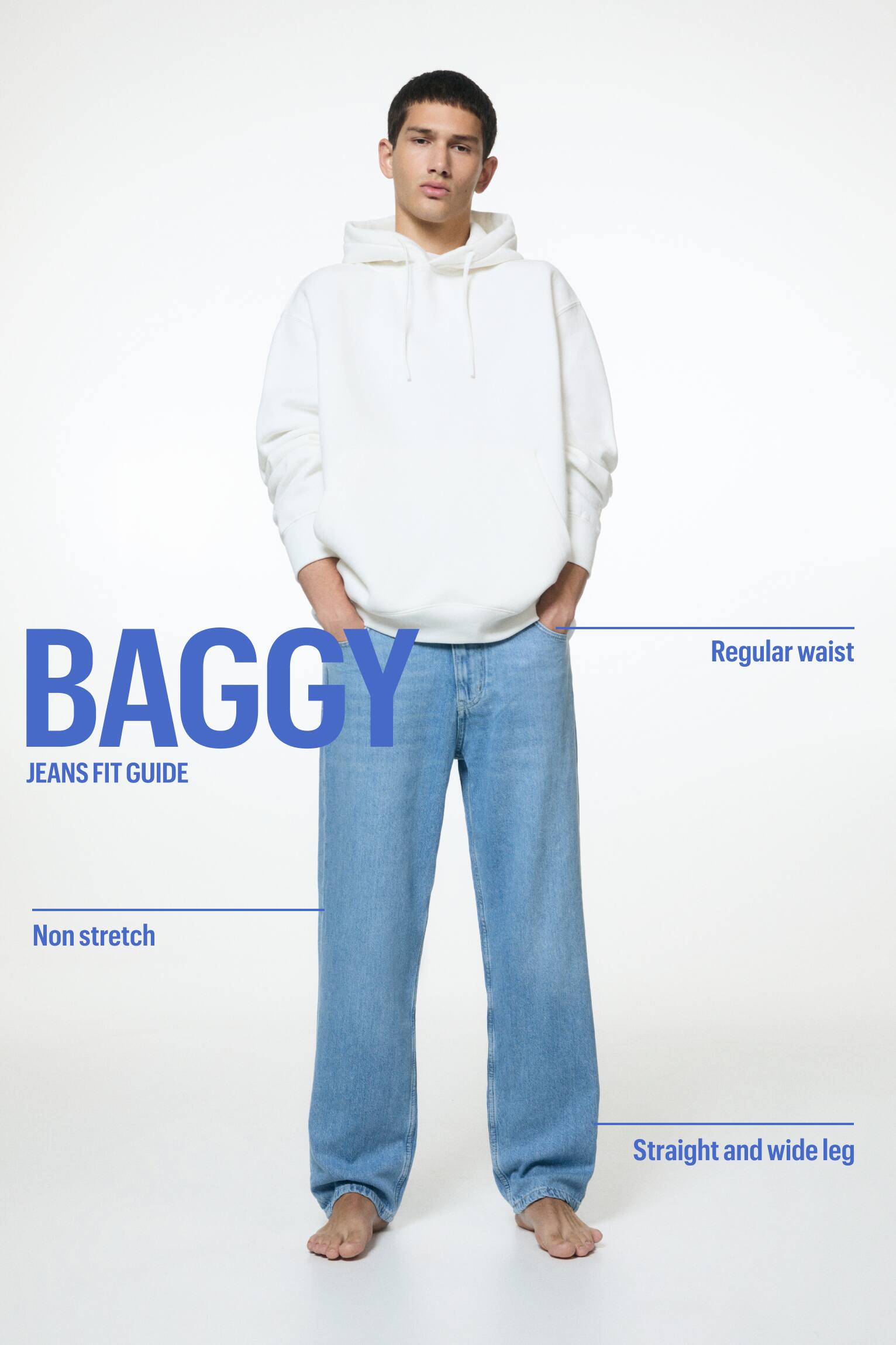 Jeans Baggy pour Homme
