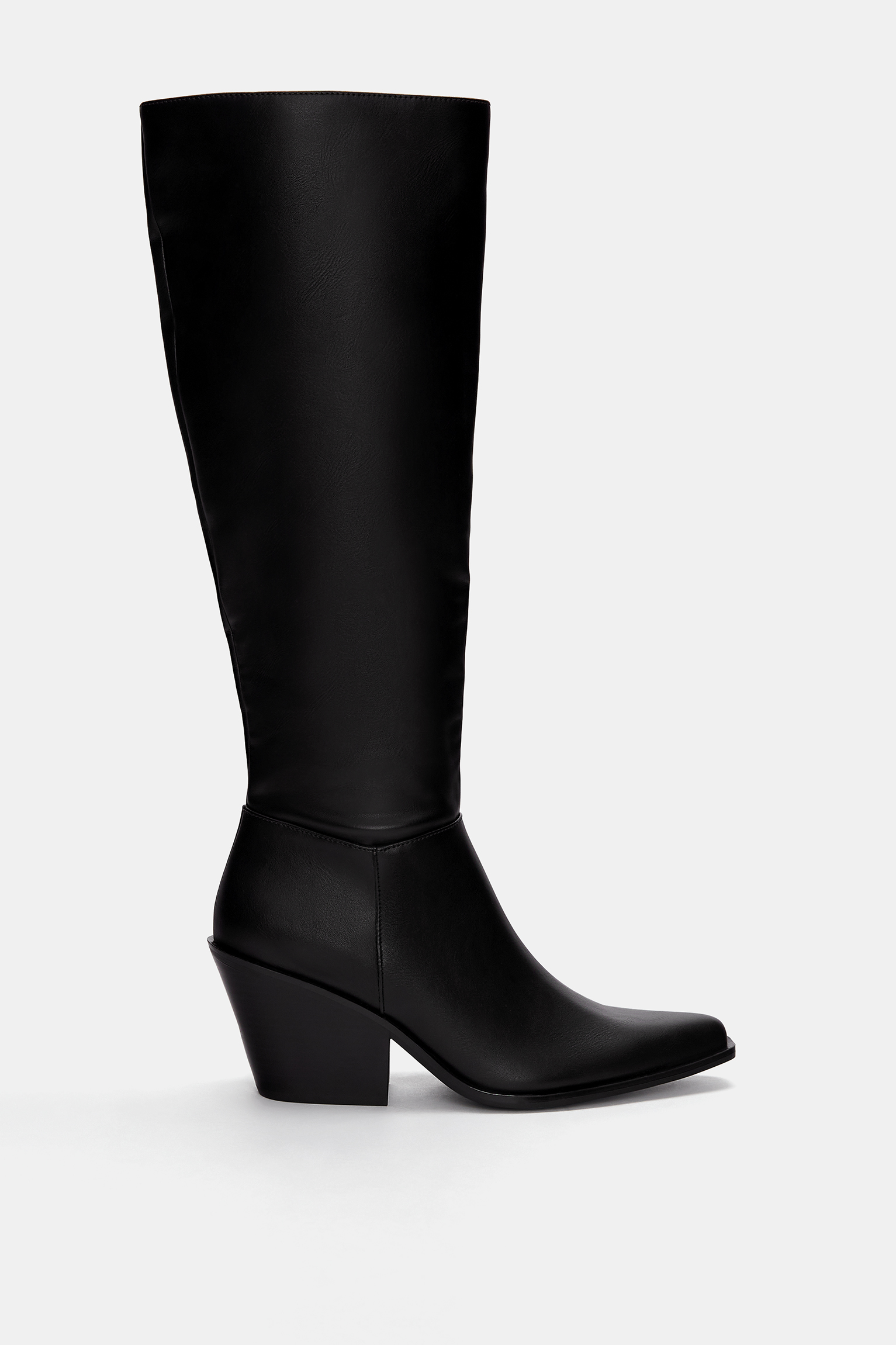 Women Over Knee High Full Zip Wide Calf Chunky High Heels Boots Shoes Big  Size | eBay