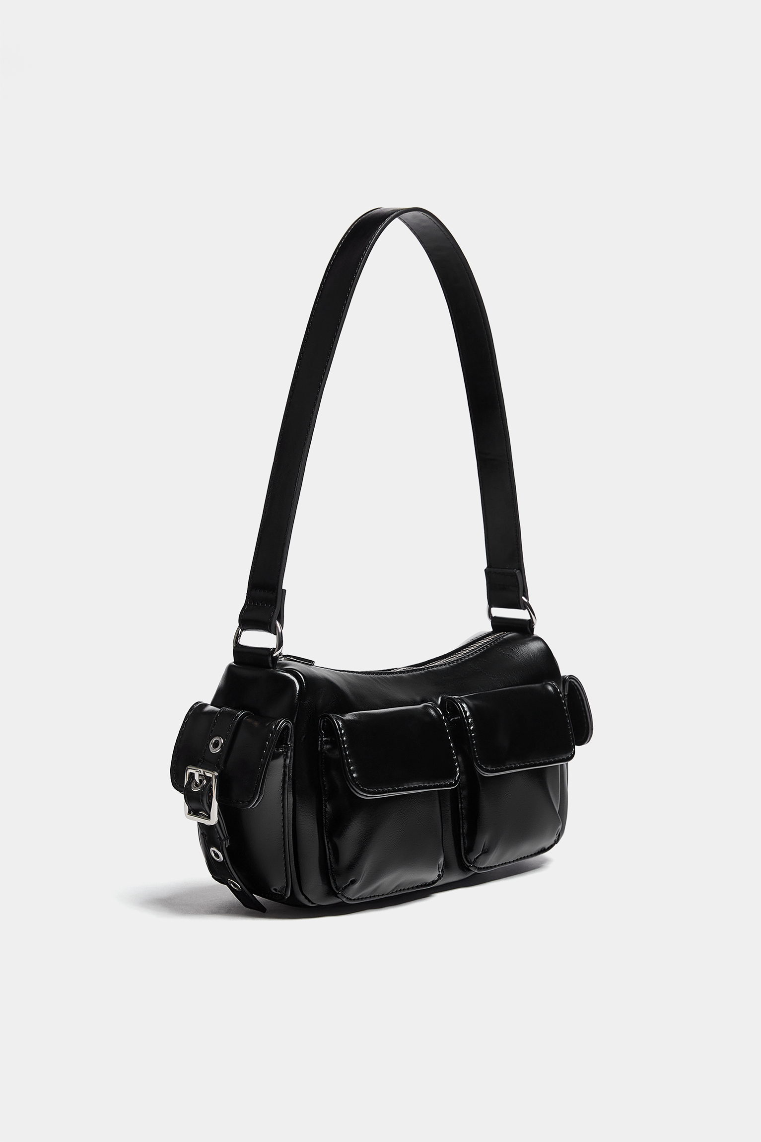 Multi-pocket shoulder bag - pull&bear