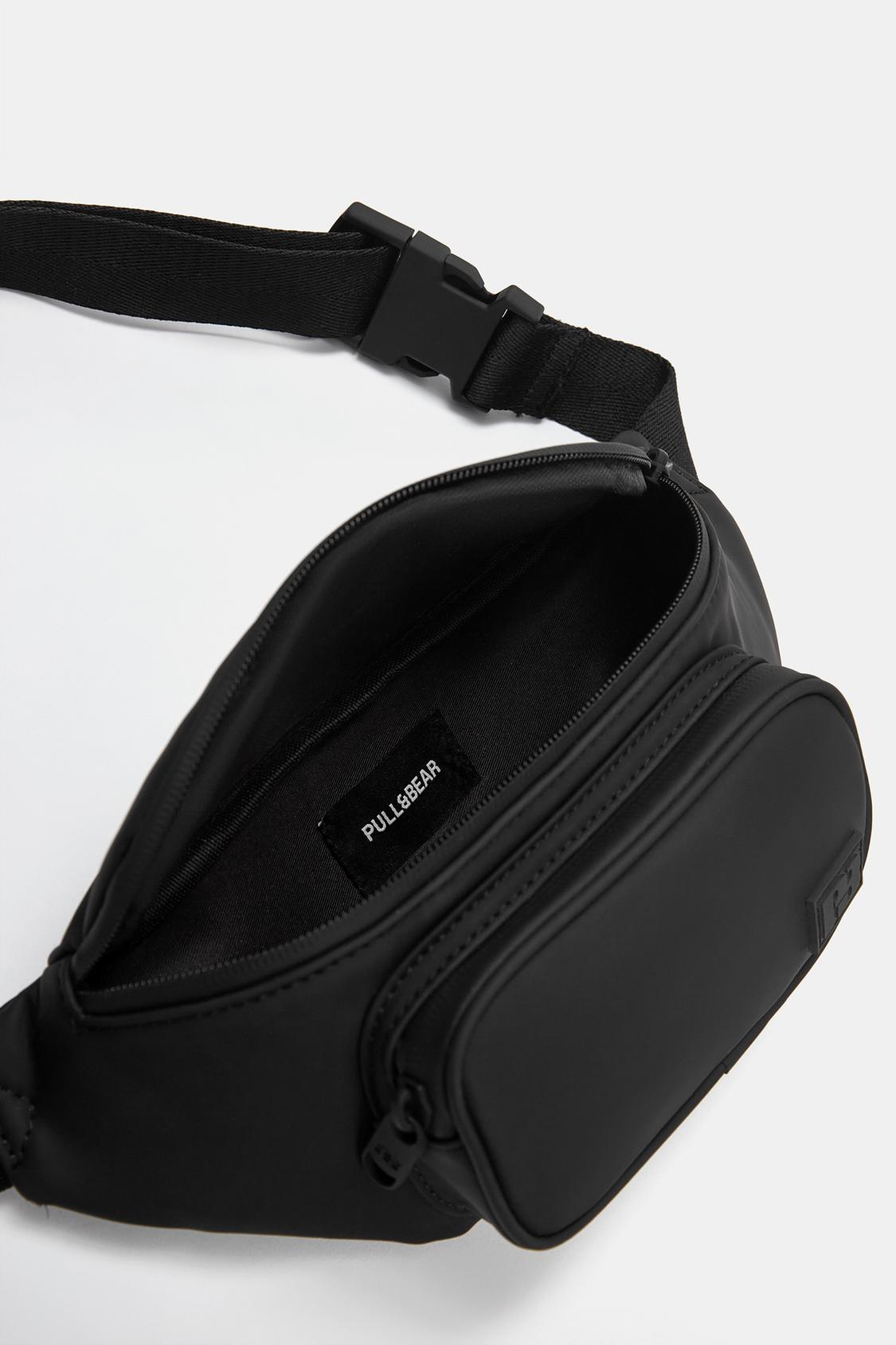 Gürteltasche mit gummiertem Finish und Tasche - PULL&BEAR